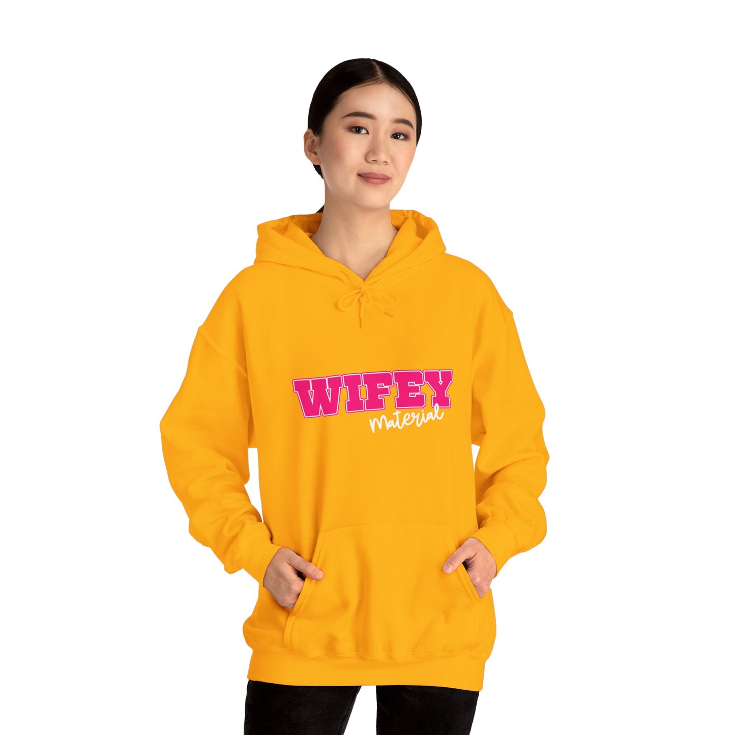 Wifey Material Unisex Heavy Blend™ Hooded Sweatshirt