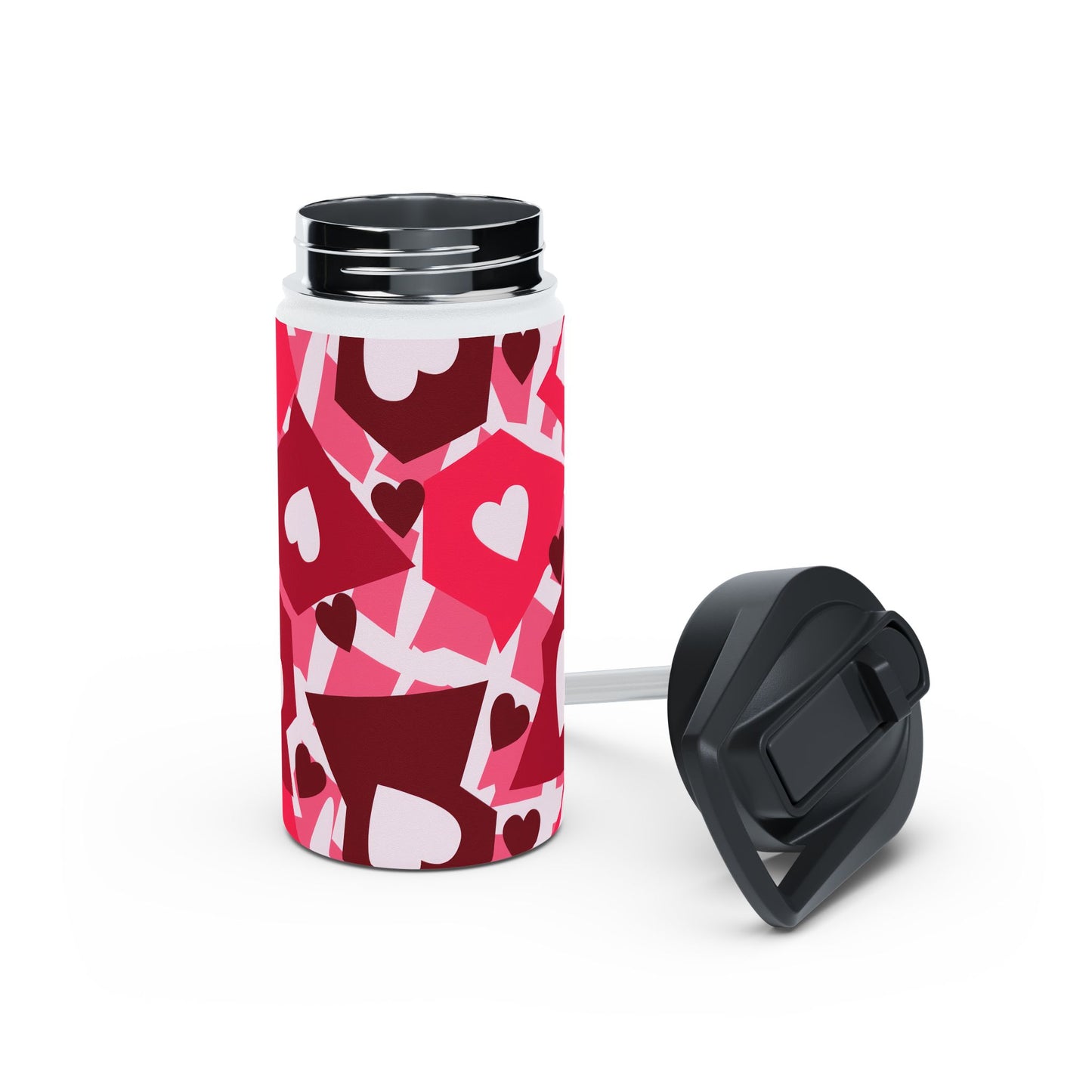 Love in Style Stainless Steel Water Bottle, Standard Lid