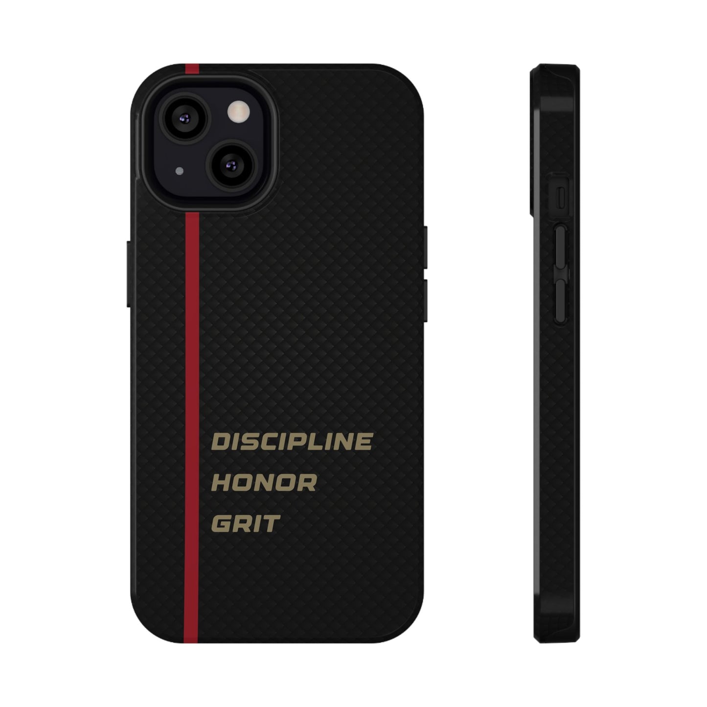 Discipline, Honor, Grit Impact-Resistant Phone Case