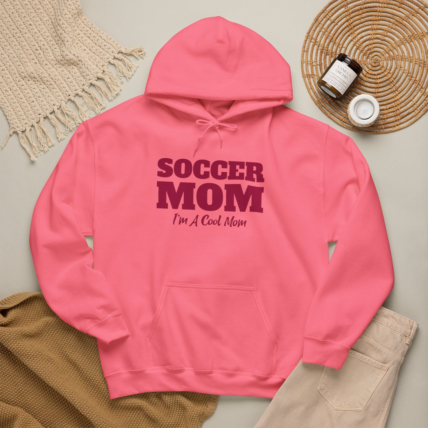 Soccer Mom I'm A Cool Mom Hooded Sweatshirt