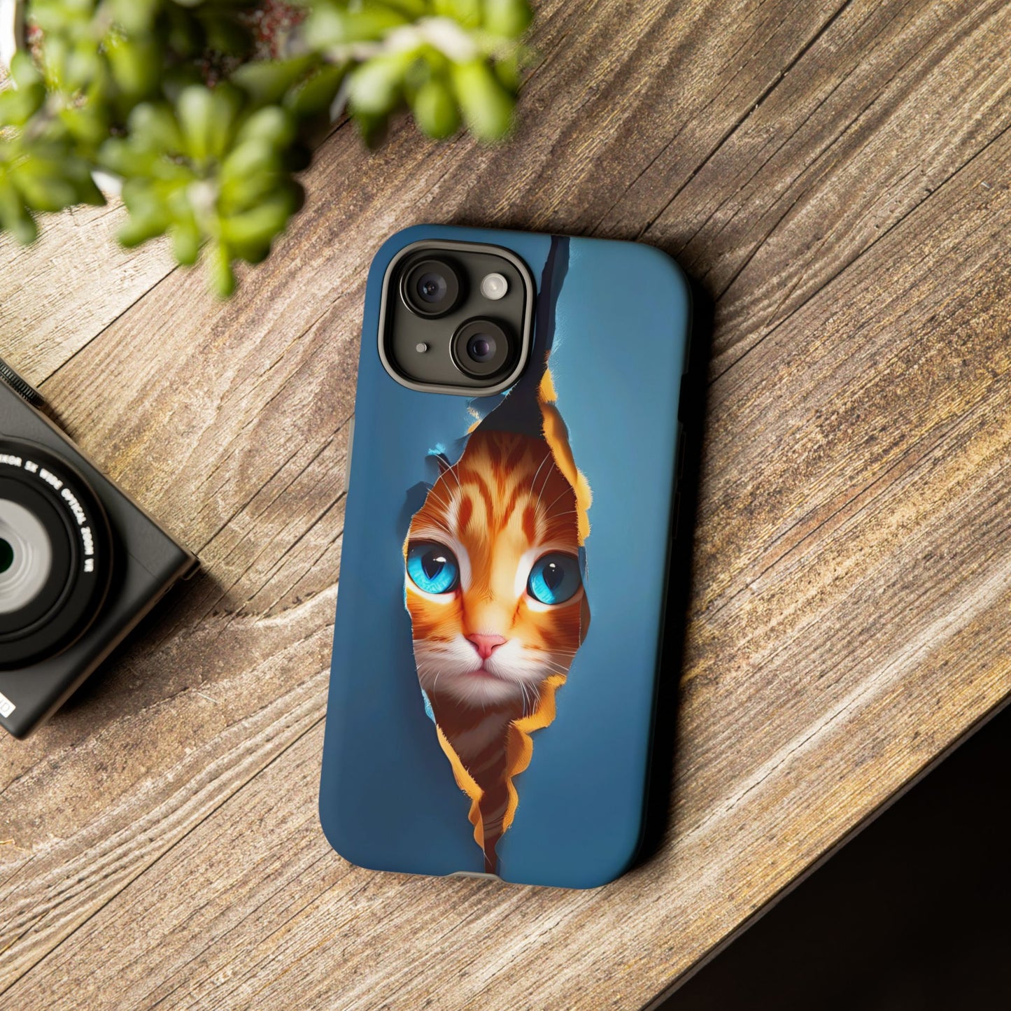 Curious Kitten Tough  Case for iPhone