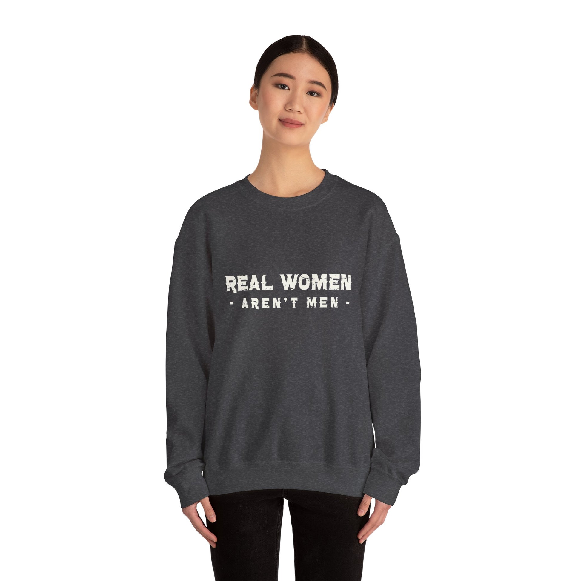 Real Women Unisex Heavy Blend™ Crewneck Sweatshirt 50% cotton and 50% polyester
