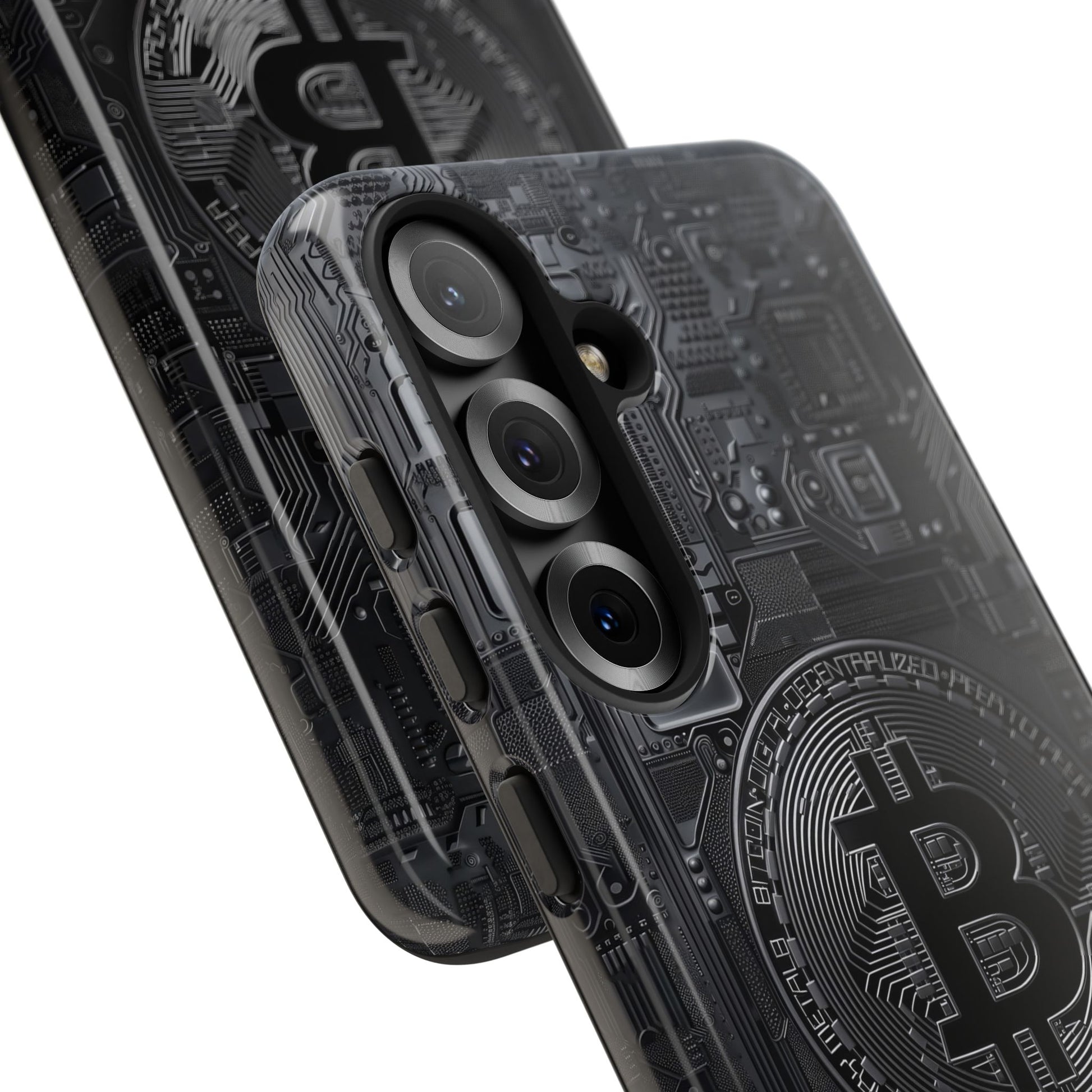 Bitcoin Samsung Tough Phone Case, Cryptocurrency Protection Cover