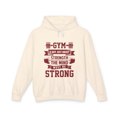Gym Motivation Unisex Lightweight Hooded Sweatshirt