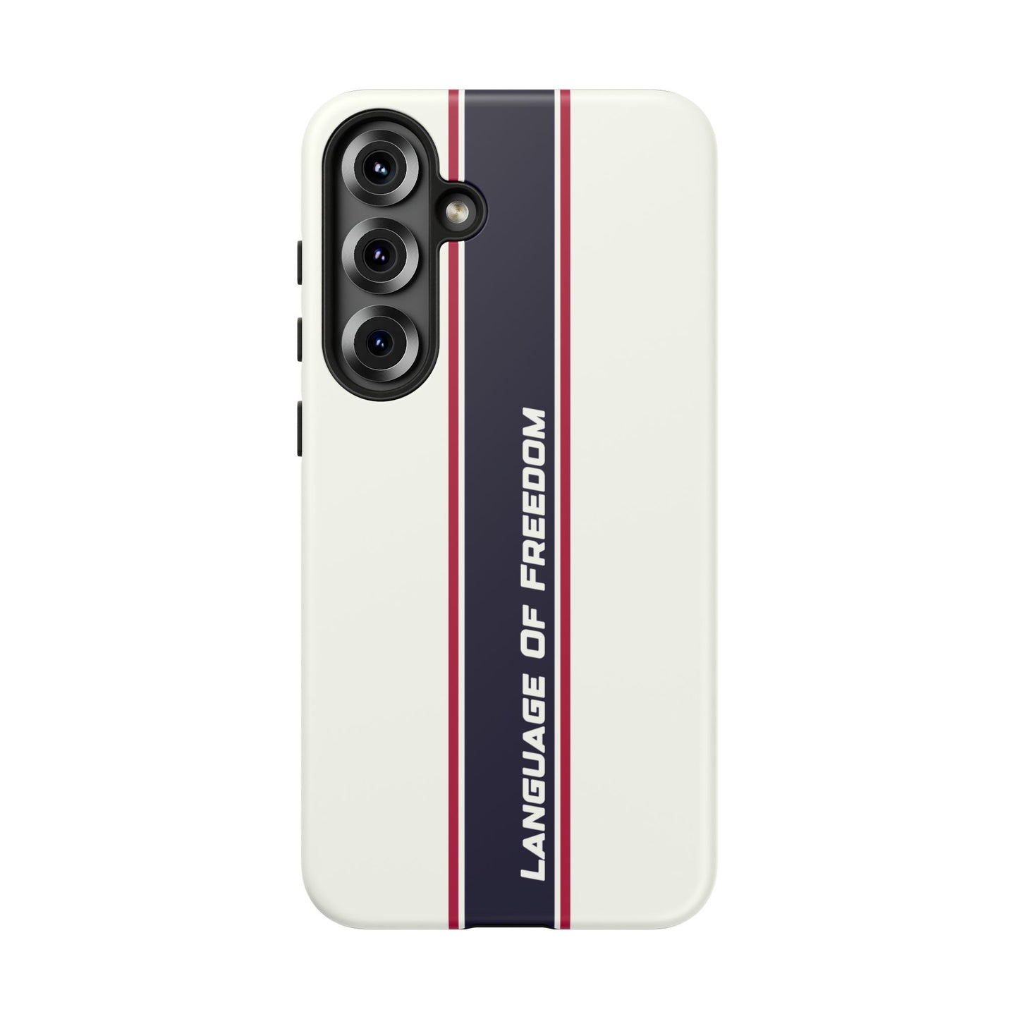 Language of Freedom Tough Case – Minimalist Design