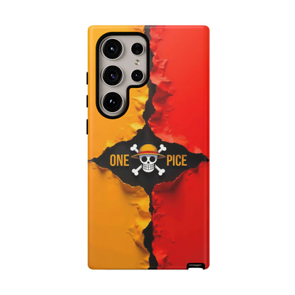One Piece Samsung Tough Phone Case, Pirate Adventure Design