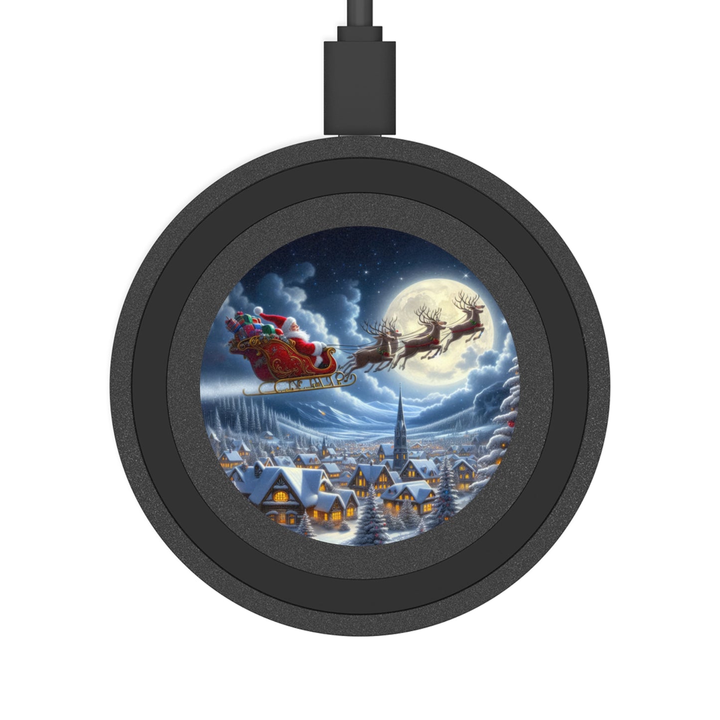 Magical Sleigh Ride Above Cheerland Quake Wireless Charging Pad