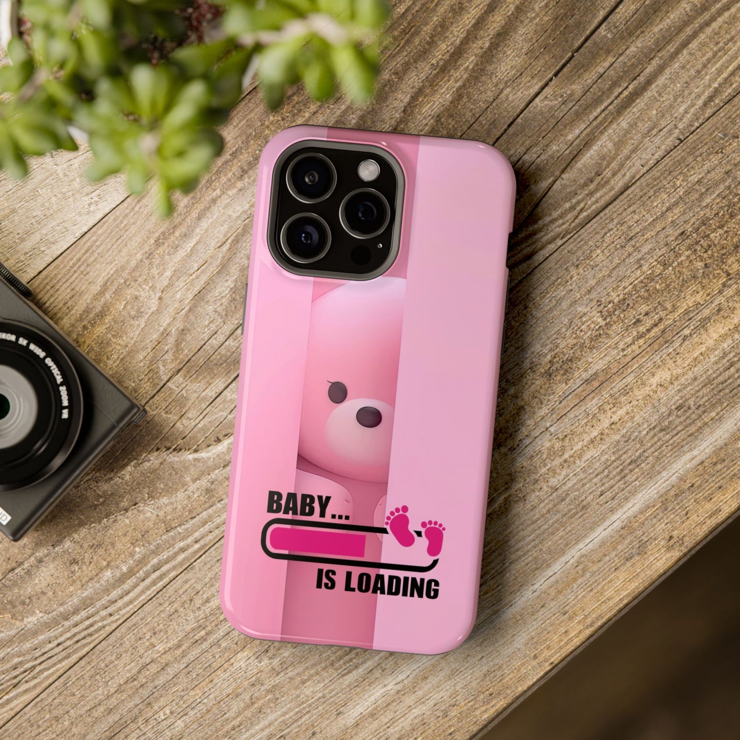 Cute Baby Loading Magnetic Phone Case, Expecting Parents Gift