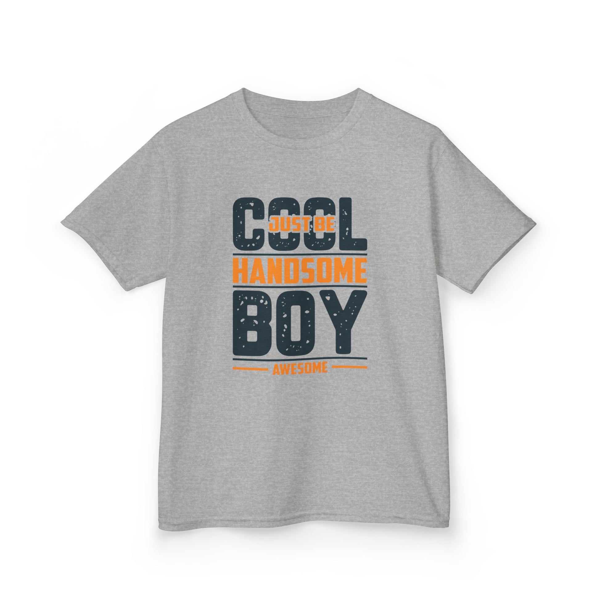 Cool Handsome Boy Kids Tee - Fun Heavy Cotton T-Shirt for Boys