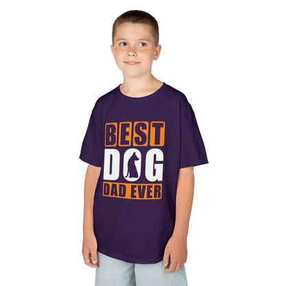 Best Dog Dad Ever Design - Kids Heavy Cotton™ Tee