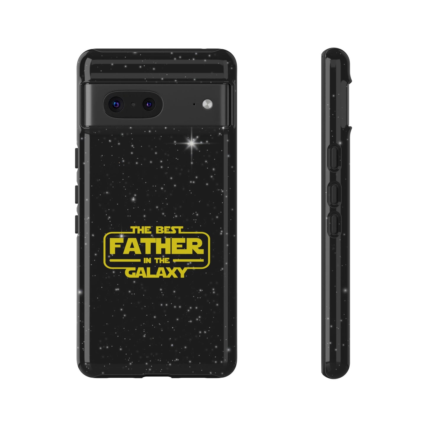 Galaxy-Themed Google Pixel Tough Case - Perfect Gift for the Best Father