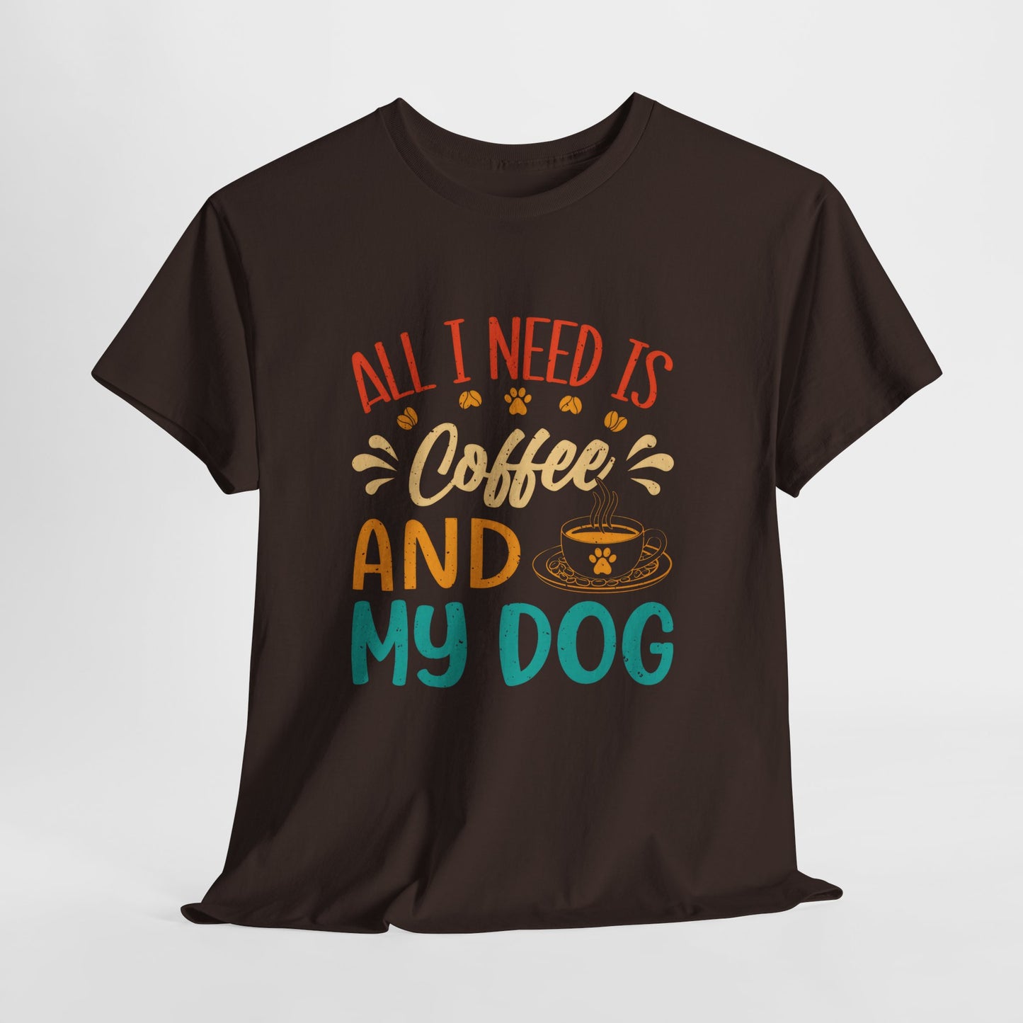 Coffee and Dog Lover Unisex Tee - Perfect Gift for Pet Owners