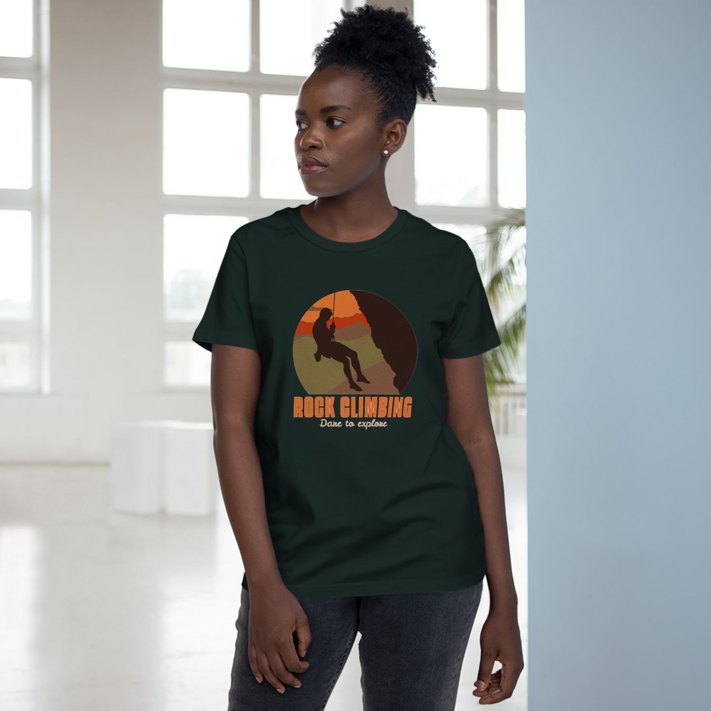 Rock Climbing Dare To Explore Women’s Maple Tee