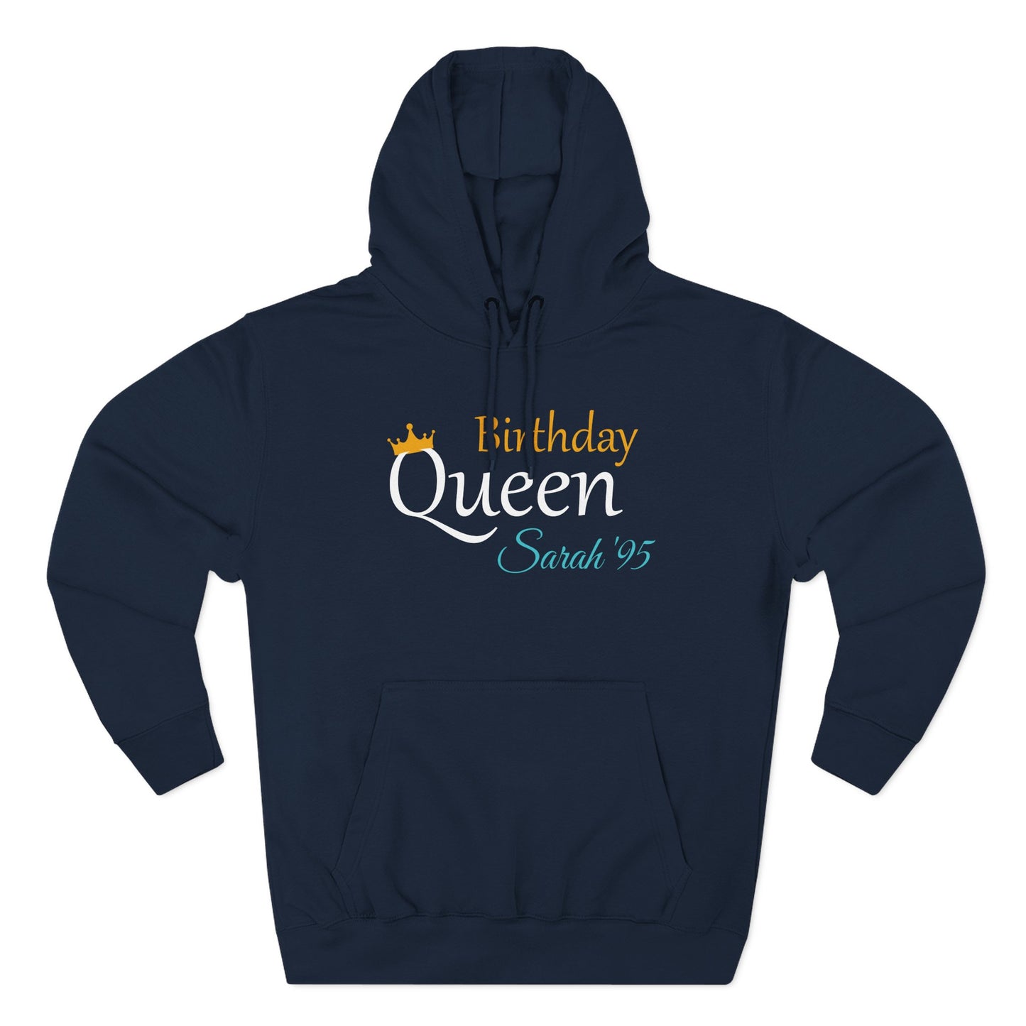 Personalized Birthday Hoodie — Fleece Pullover