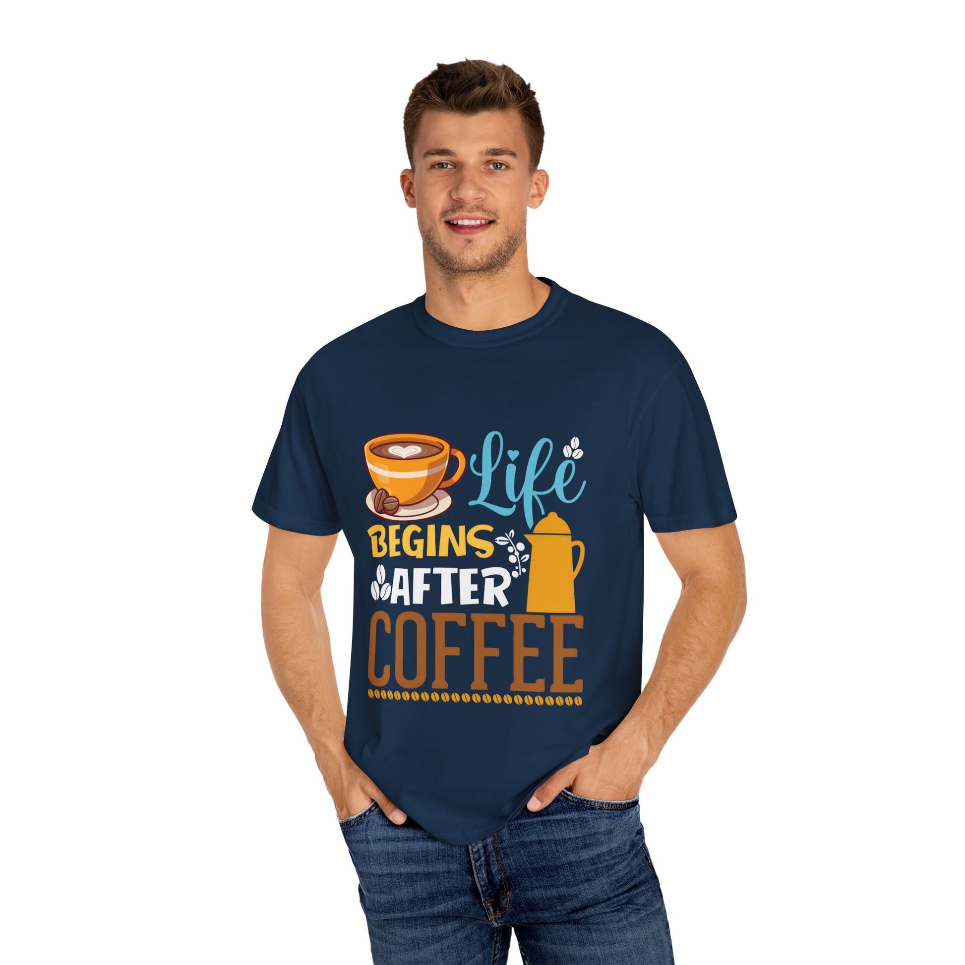 Unisex Life Begins After Coffee T-Shirt - Perfect for Coffee Lovers