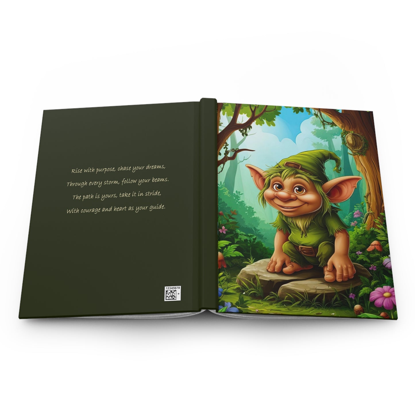 Whimsical Elf Journal - Inspirational Writing Notebook, Fantasy Journal