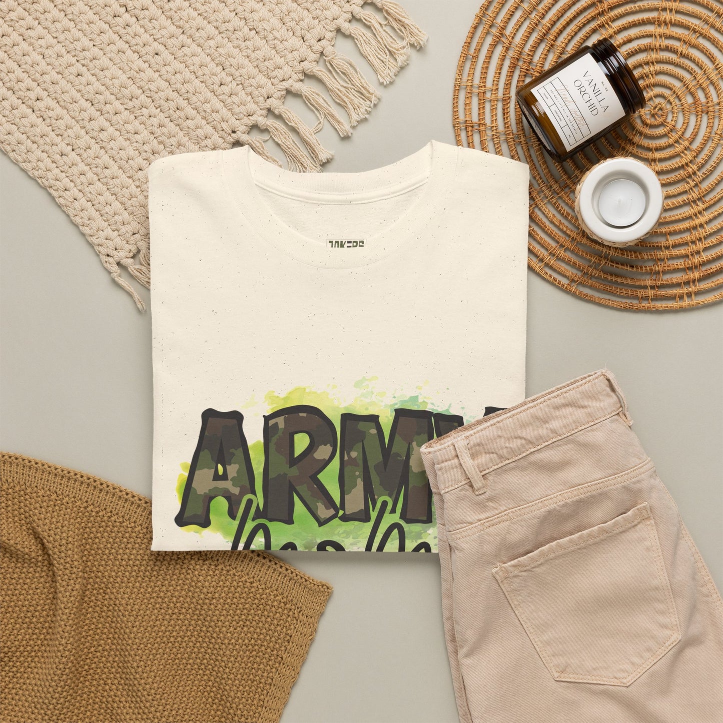 Army Mom Heavy Cotton Tee