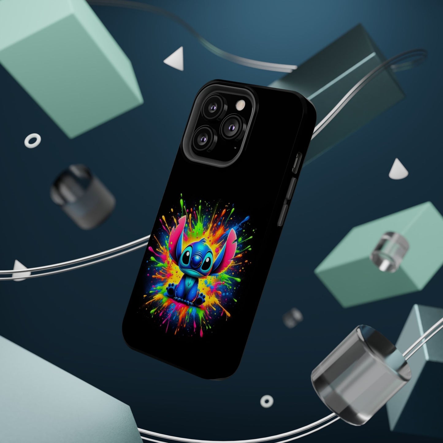 Colorful Cartoon Phone Case, Magnetic Tough Cover