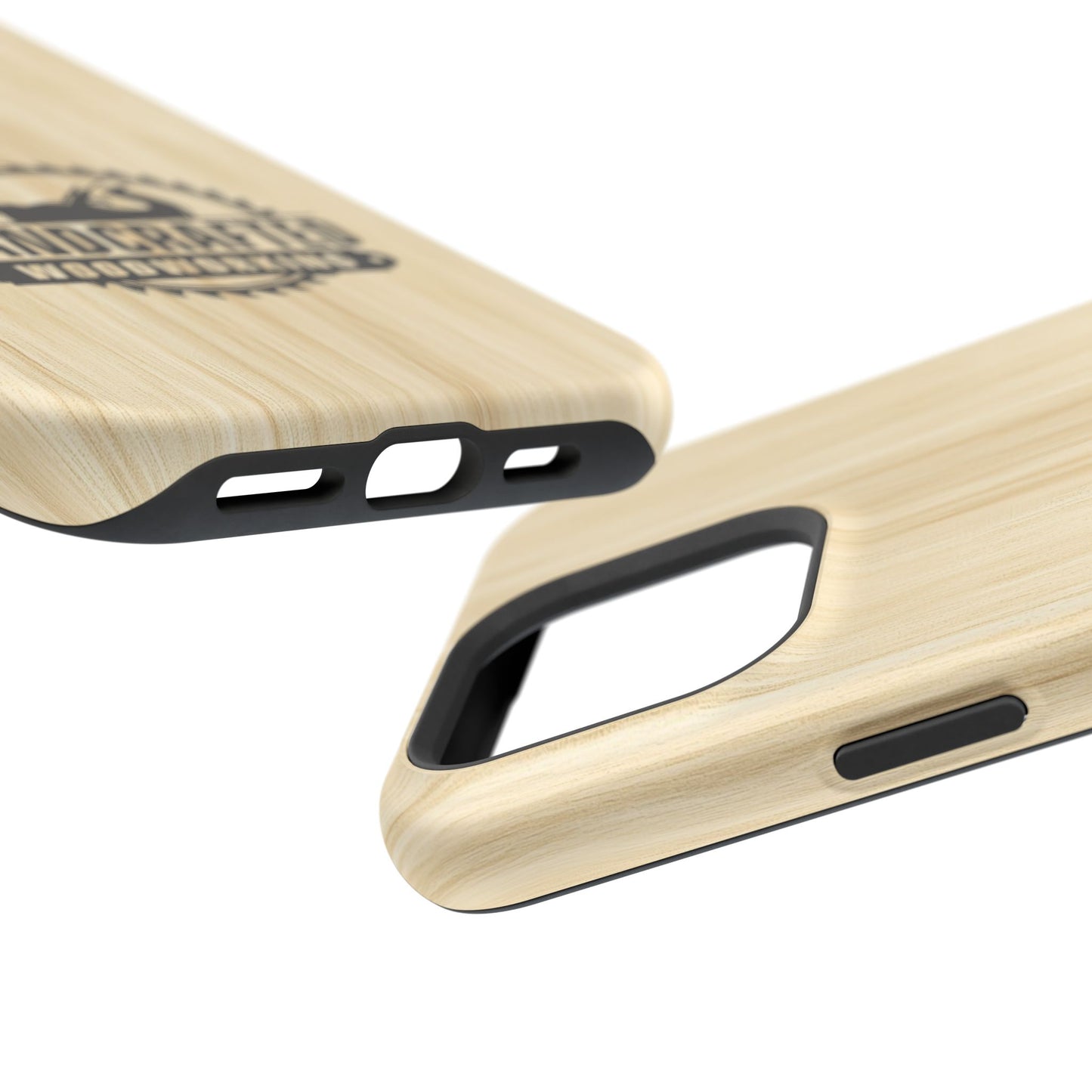 Handcrafted Woodworking Logo Magnetic Phone Cases