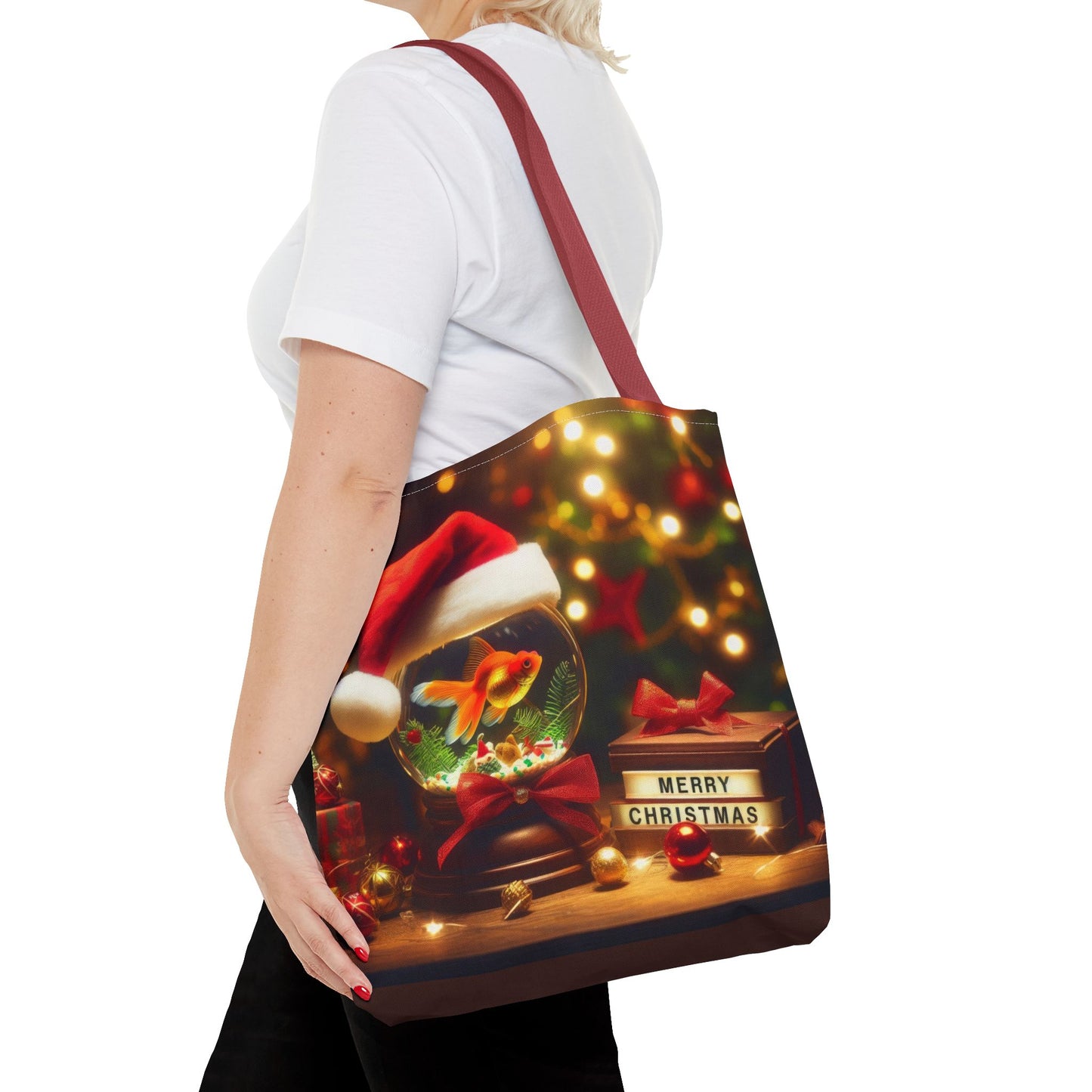 Merry Fin-tastic WishesTote Bag (AOP)