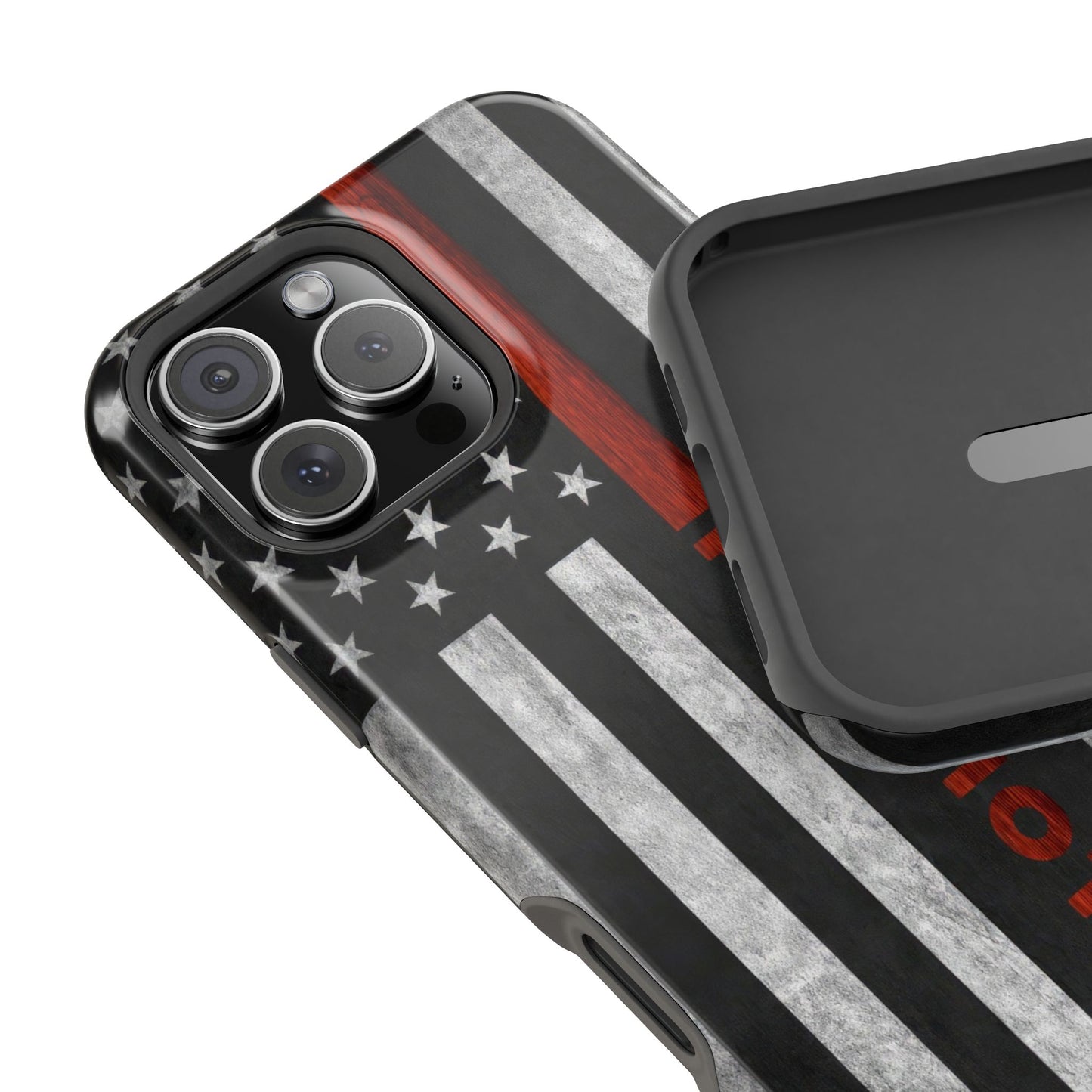 Red Line Magnetic Phone Cases, Firefighter Gift