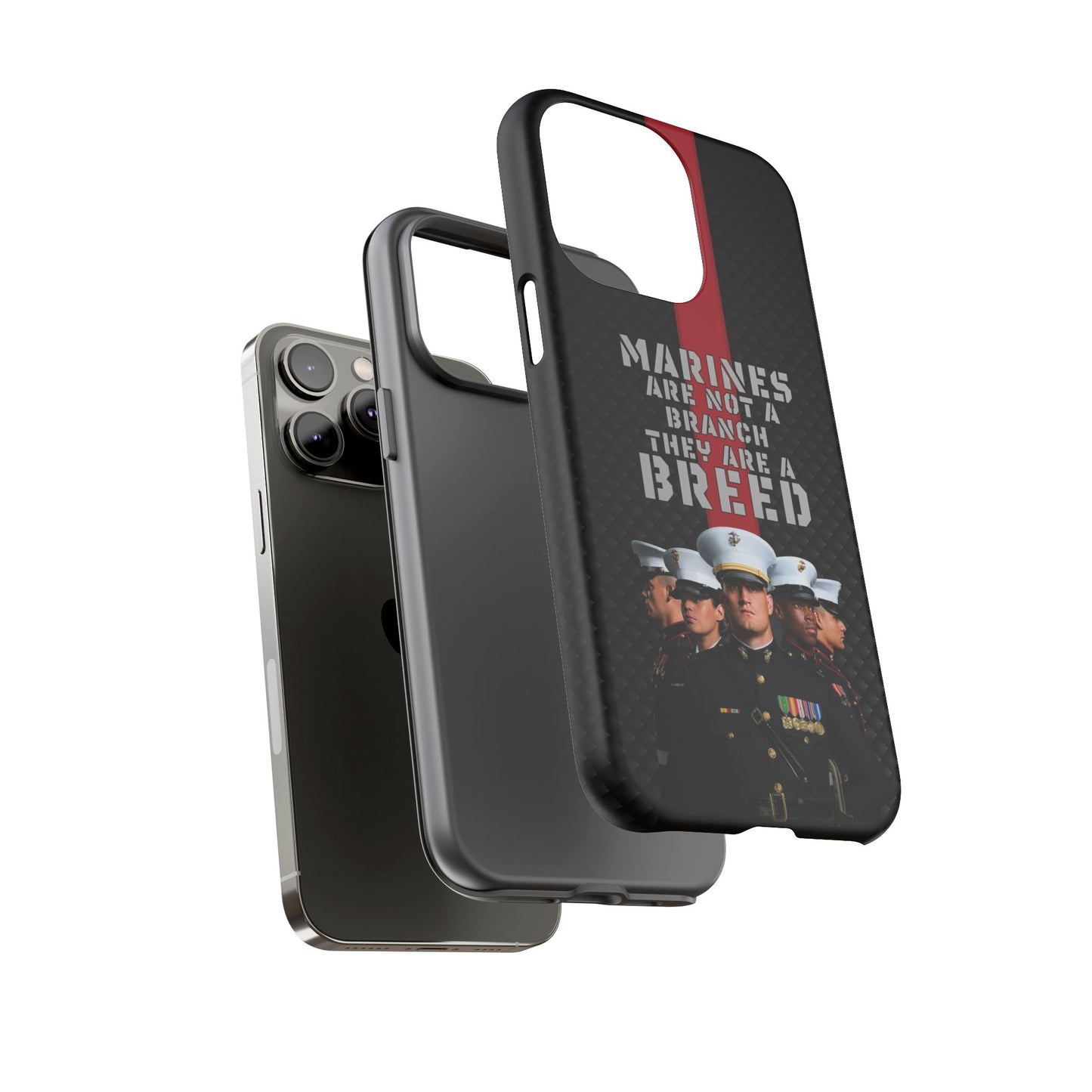 Marine Corps Tough iPhone Case - Proud Military Supporter