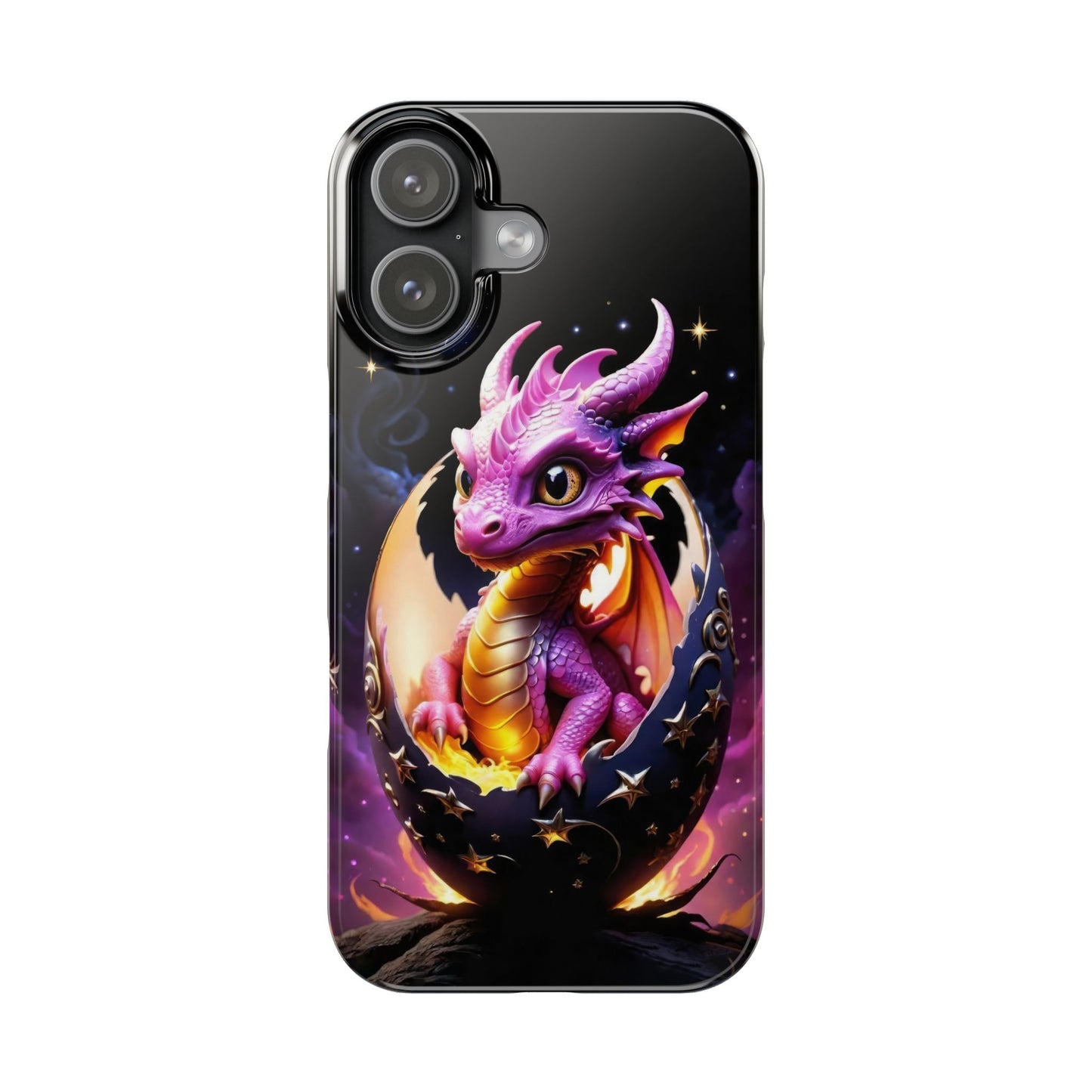 Fantasy Baby Dragon Slim Phone Case, Gift for Dragon Lovers