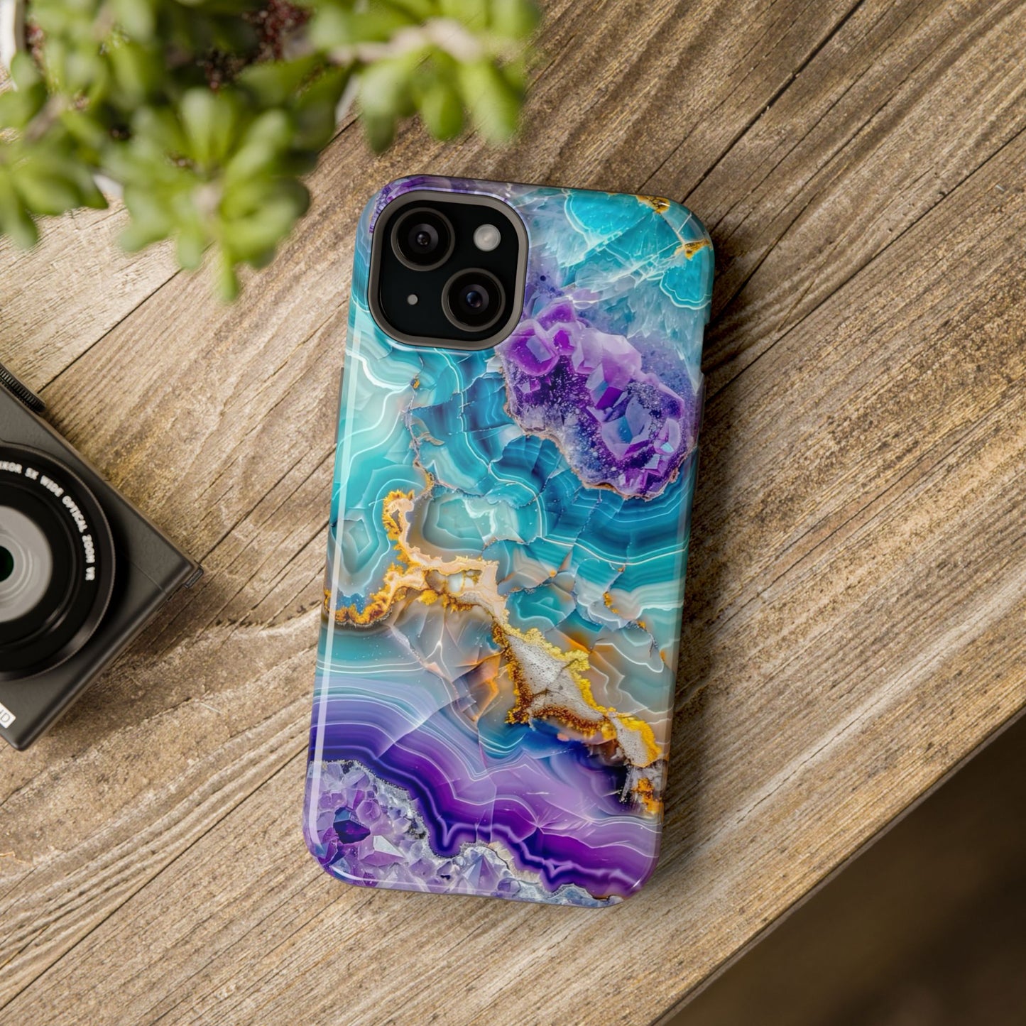 Turquoise Veil Magnetic Phone Case