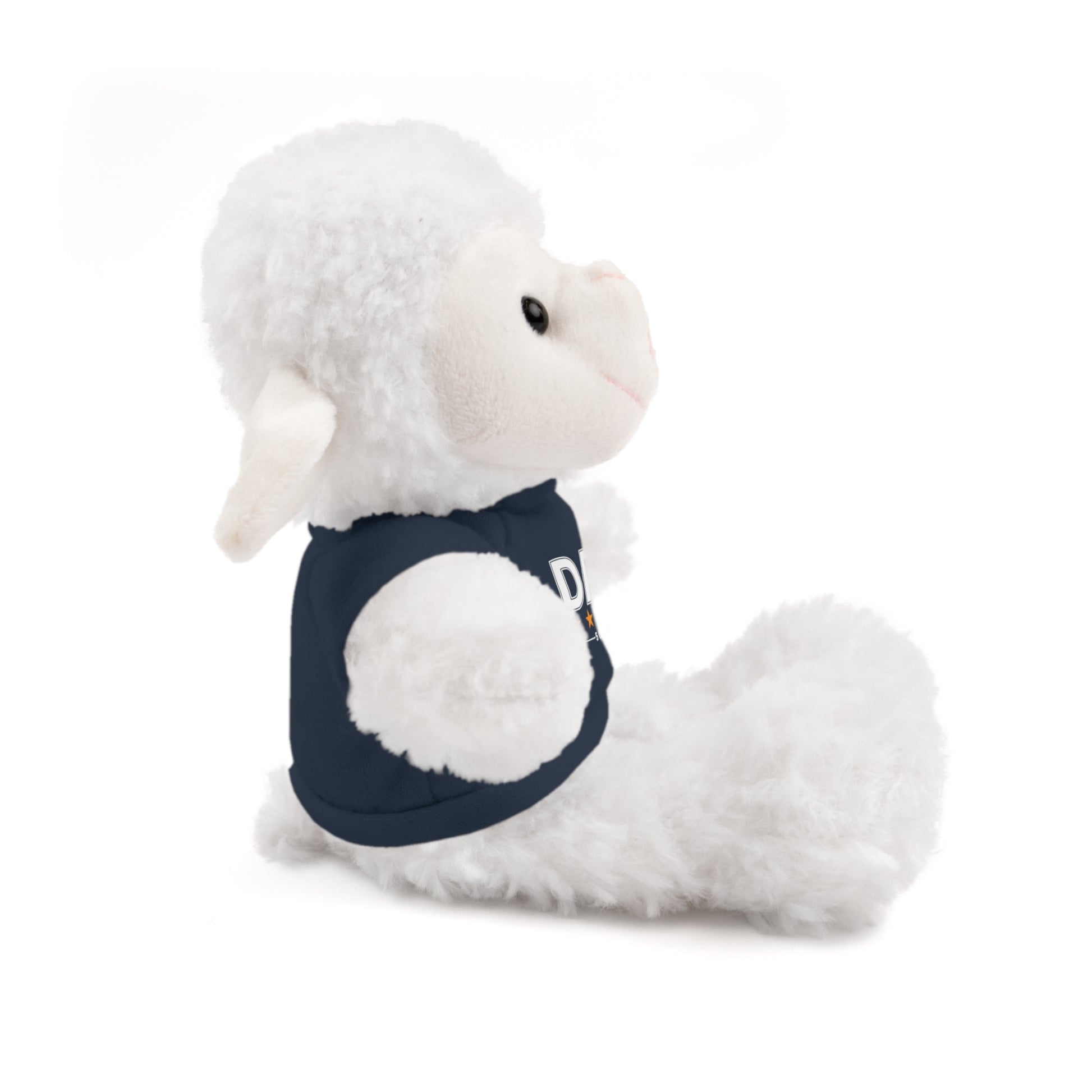 Stuffed Animal with T-Shirt, Gift for Dad