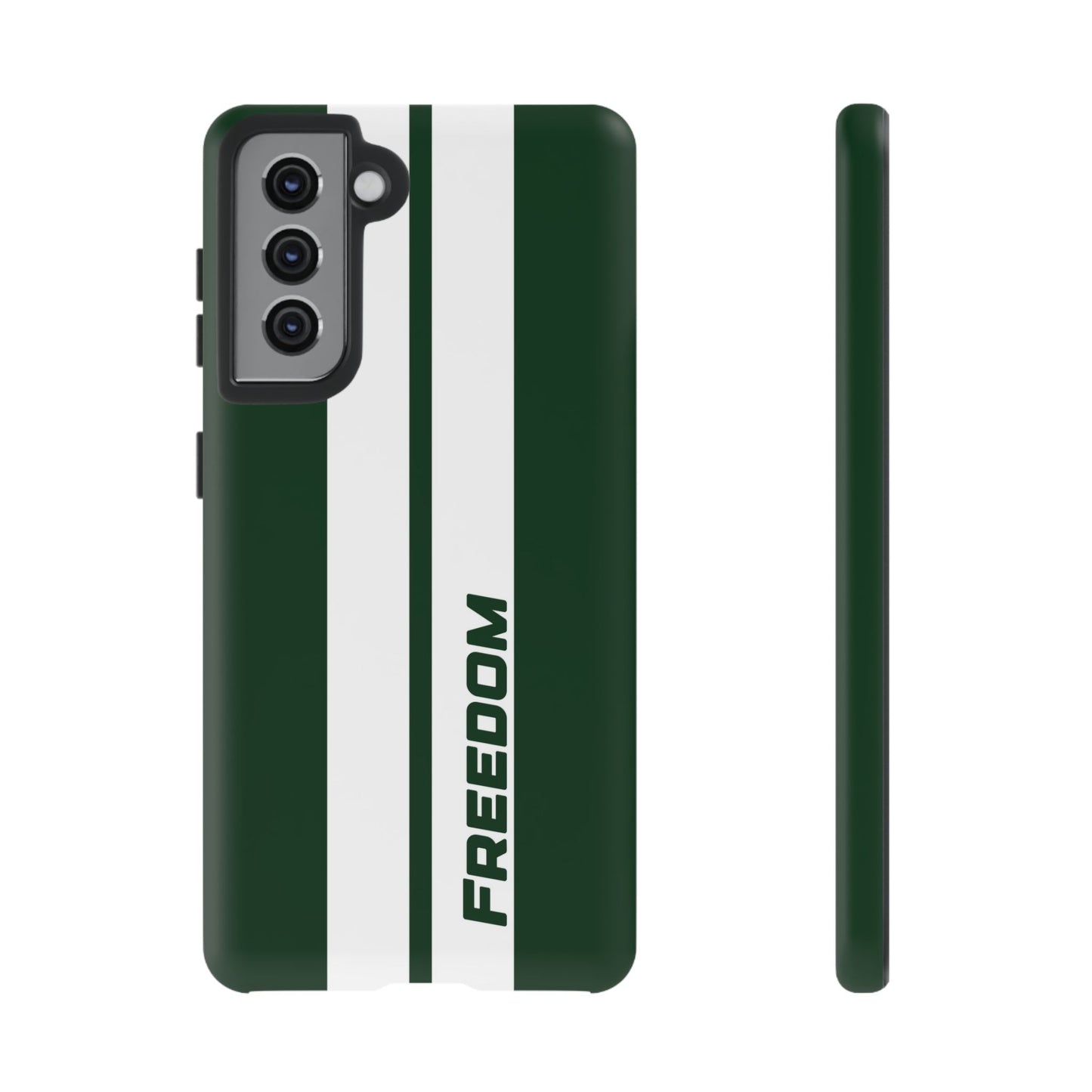 Freedom Tough Case, Olive Green Motorsport-Inspired Cove
