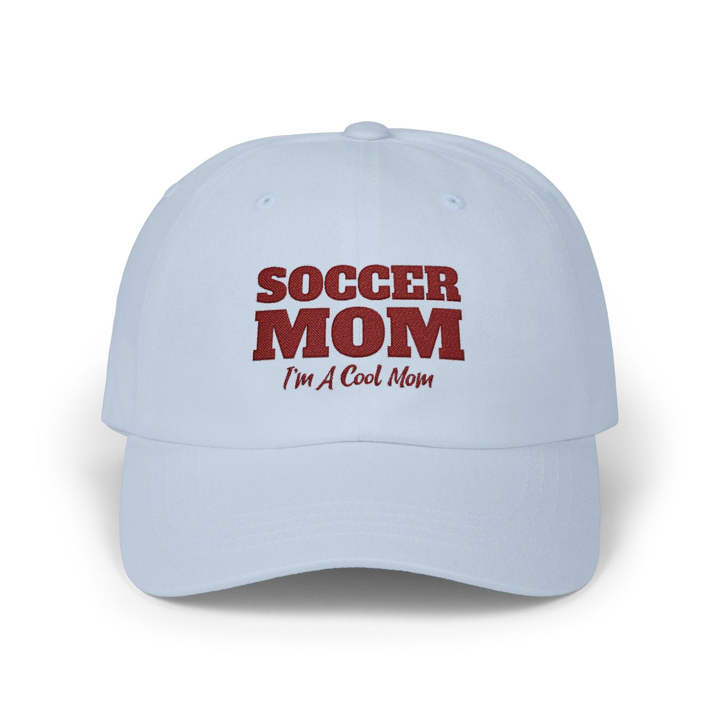 Soccer Mom Classic Dad Cap / embroidered