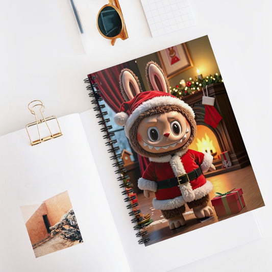 The Monsters Christmas Spiral Notebook 6” x 8” – Holiday Planning Journal