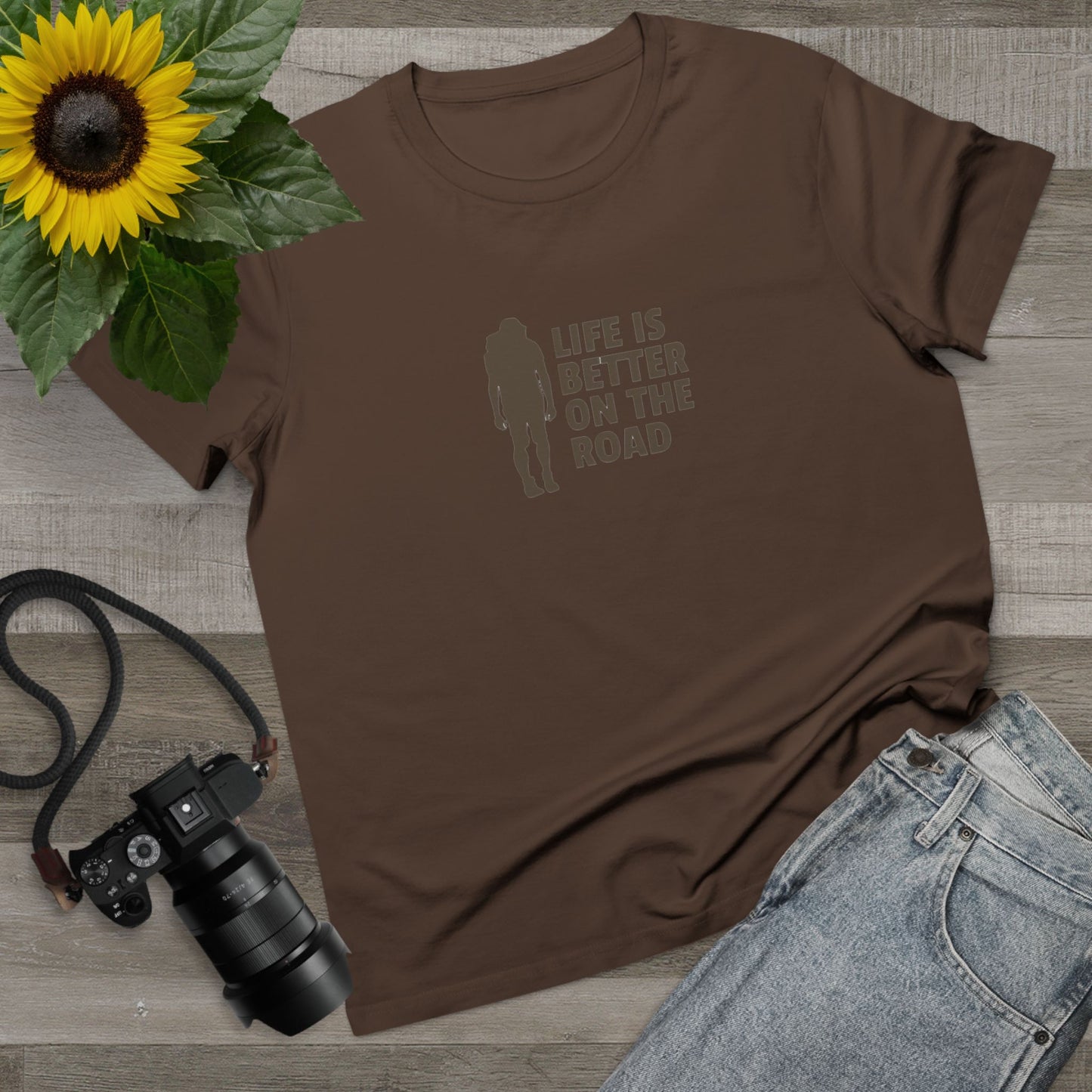 Life Is Better On The Road Women’s Maple Tee