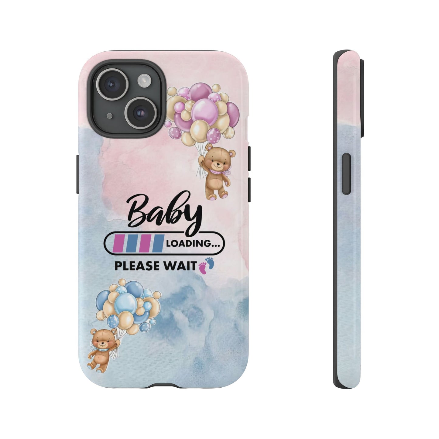Cute Baby Loading Phone Case for iPhone - Maternity Cover for Pregnancy Reveal or Baby Shower