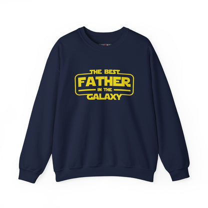 Galaxy-Themed Father's Day Crewneck Sweatshirt