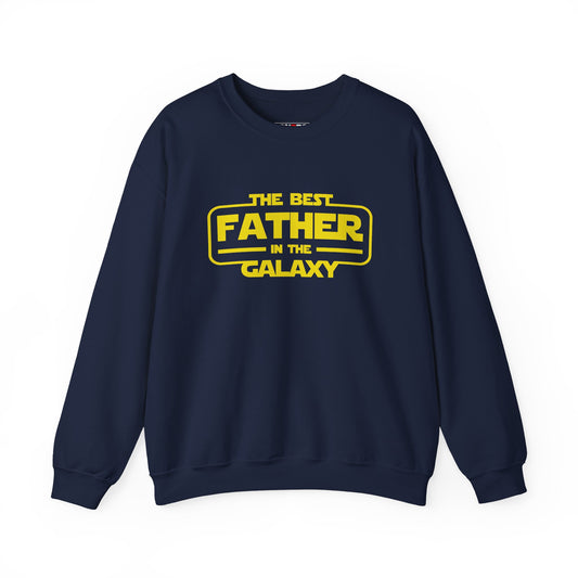 Galaxy-Themed Father's Day Crewneck Sweatshirt