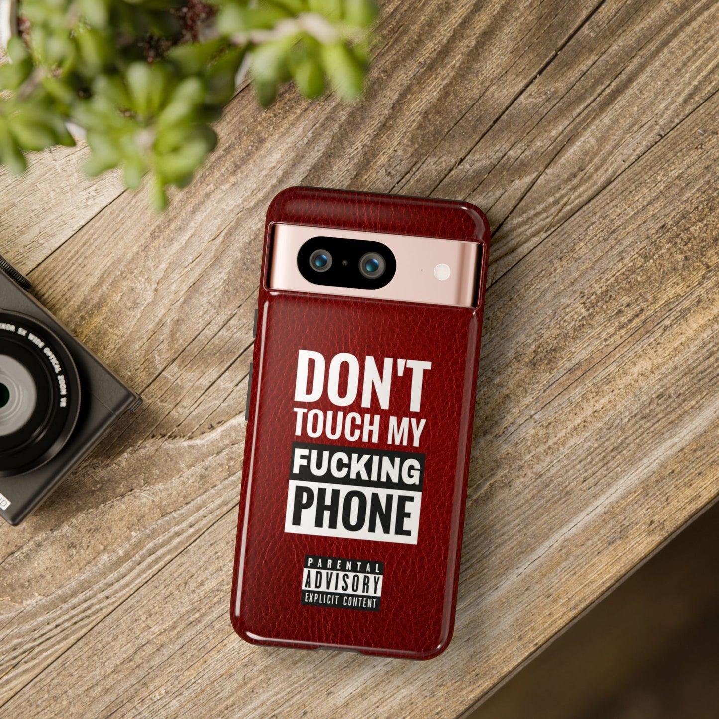 Funny Tough Case – Don't Touch My Phone Design