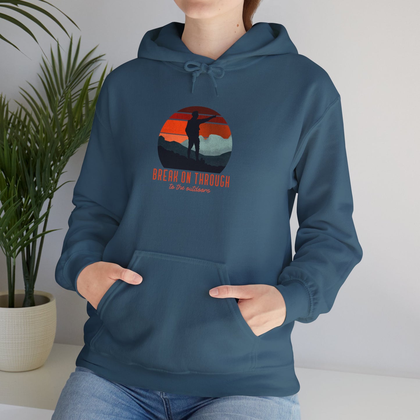 Break On Through Unisex Heavy Blend™ Hooded Sweatshirt