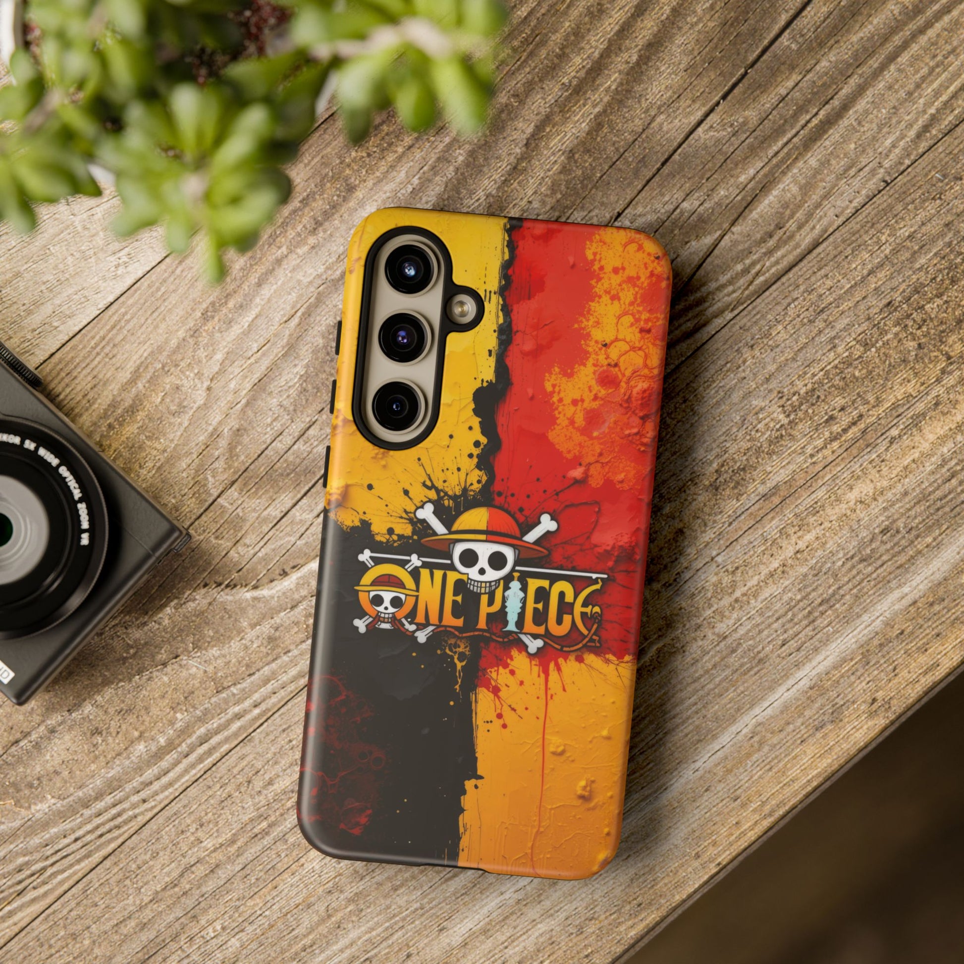 One Piece Samsung Tough Phone Case, Anime Vibrant Design