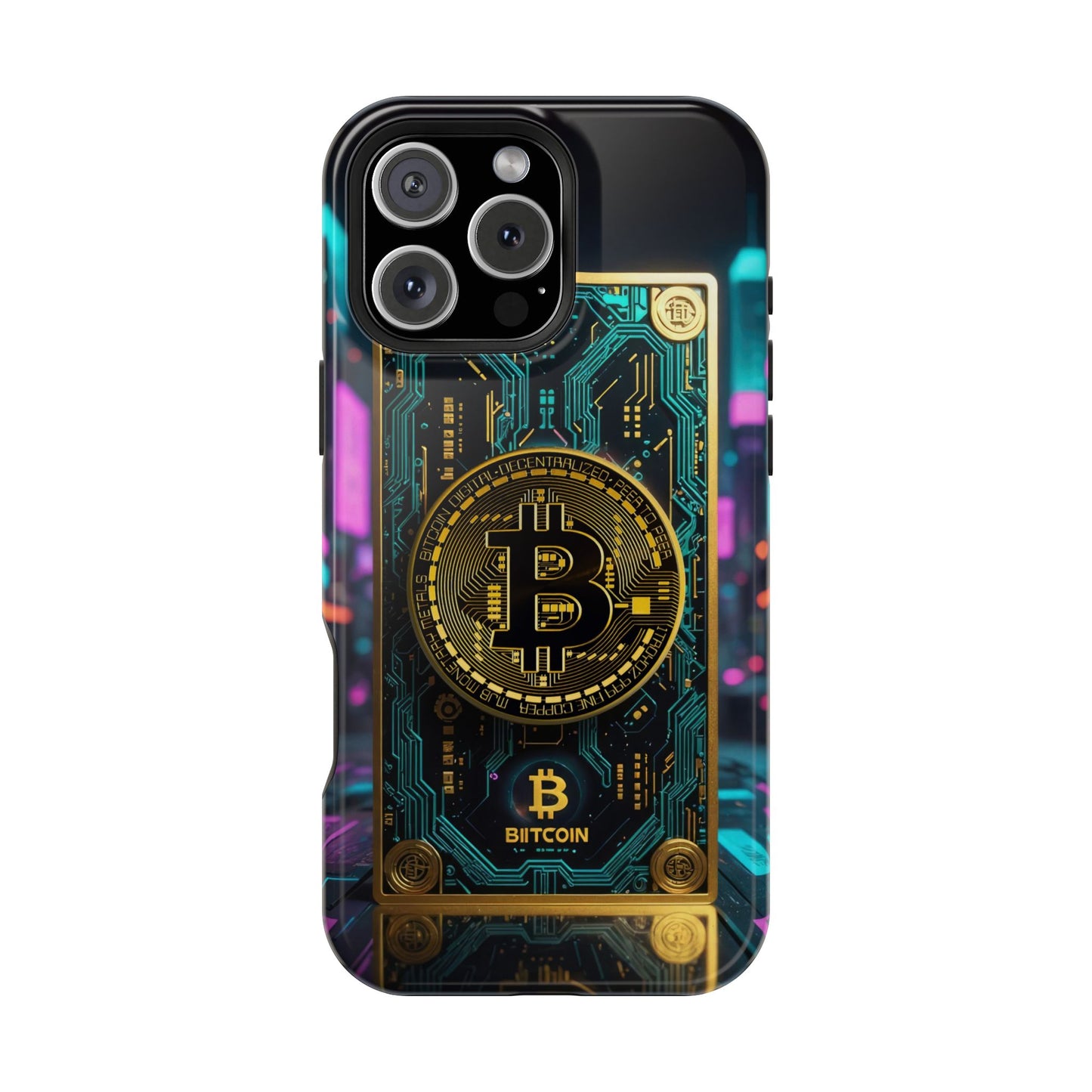 Bitcoin Magnetic Phone Case, Unique Phone Cover