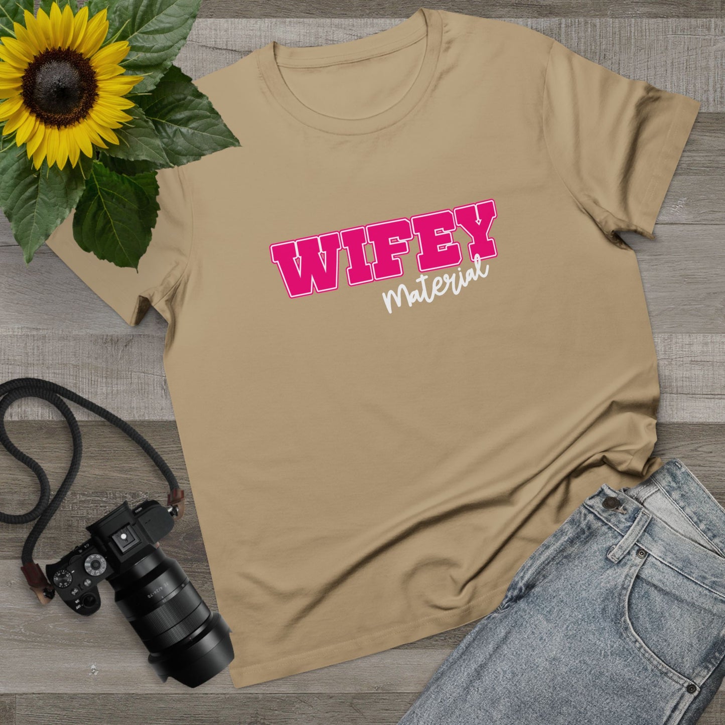 Wifey Material Women’s Maple Tee