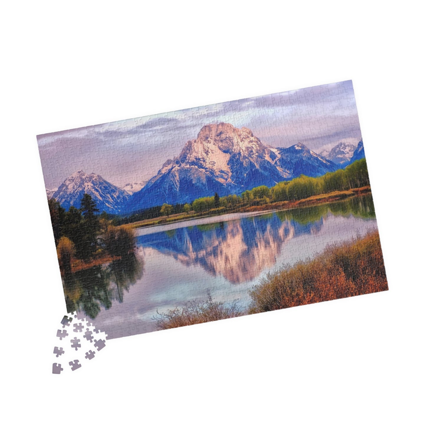 Grand Teton Reflections: A Puzzle of Peaks and River, 1014 pcs