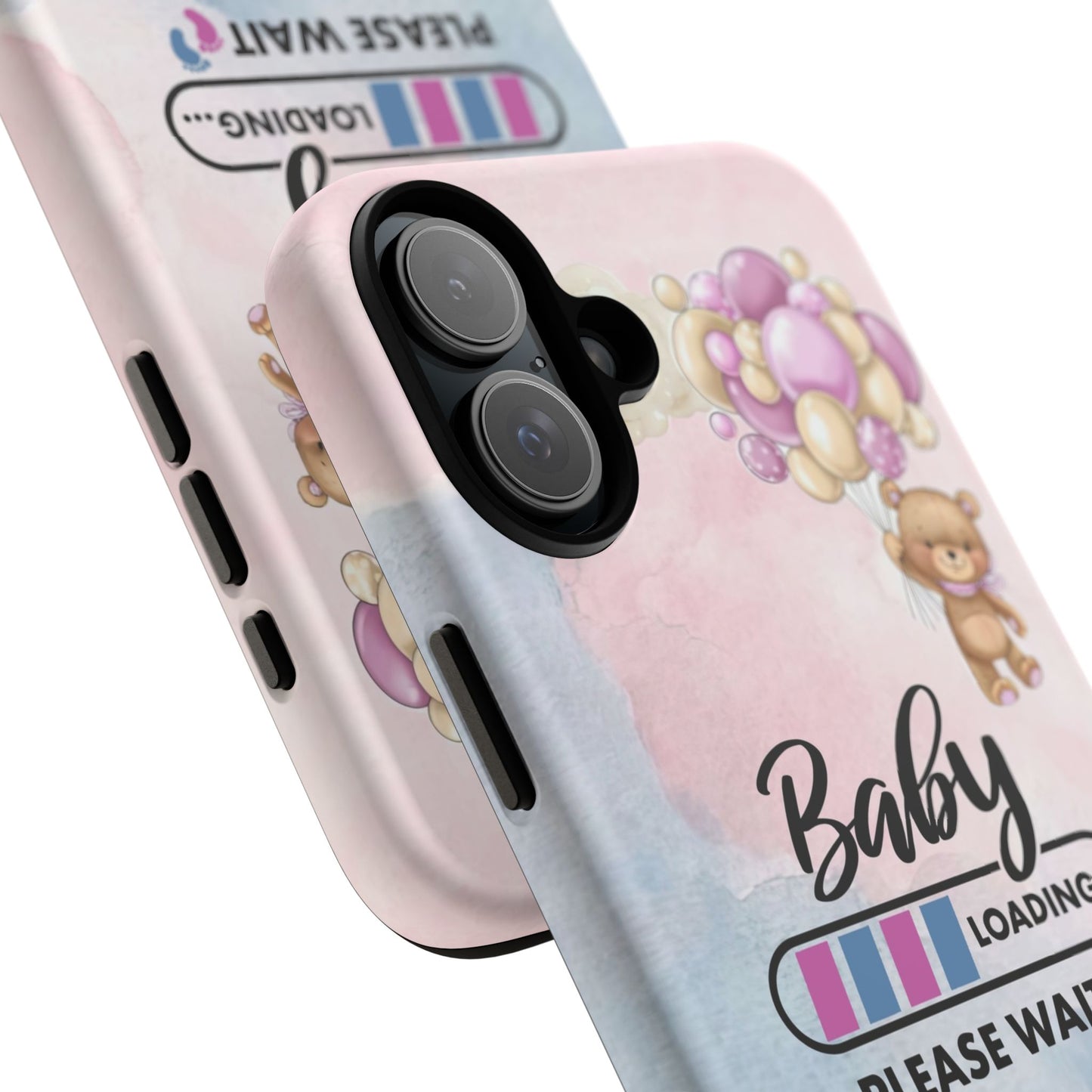 Cute Baby Loading Phone Case for iPhone - Maternity Cover for Pregnancy Reveal or Baby Shower