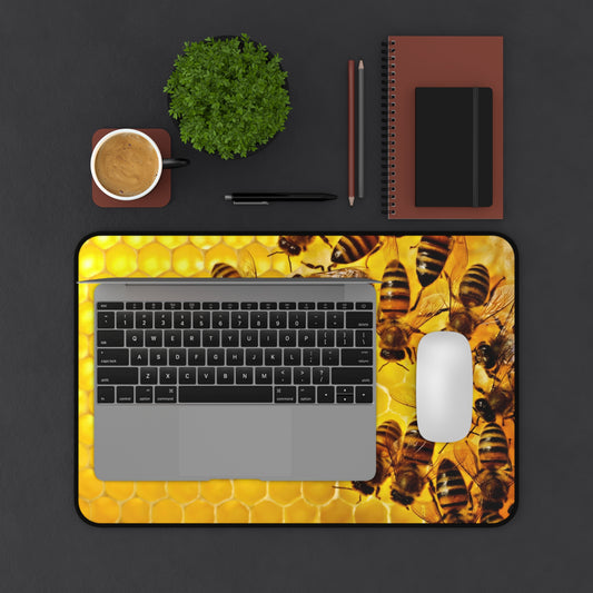 Bee Hive Desk Mat