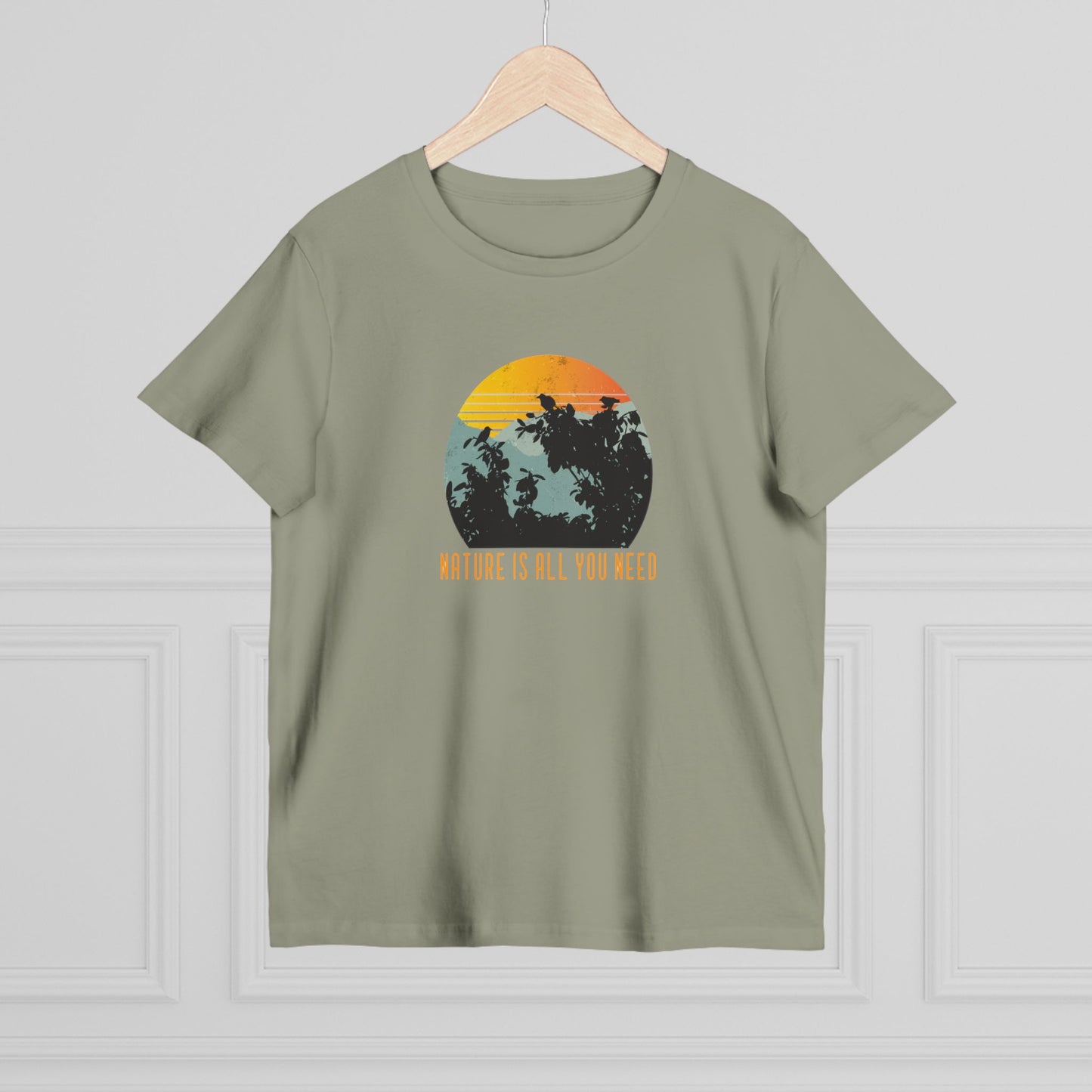 Nature Is All You Need Women’s Maple Tee