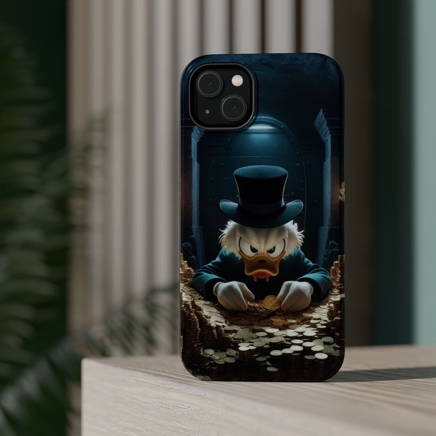 Magnetic Phone Case - Scrooge McDuck Design