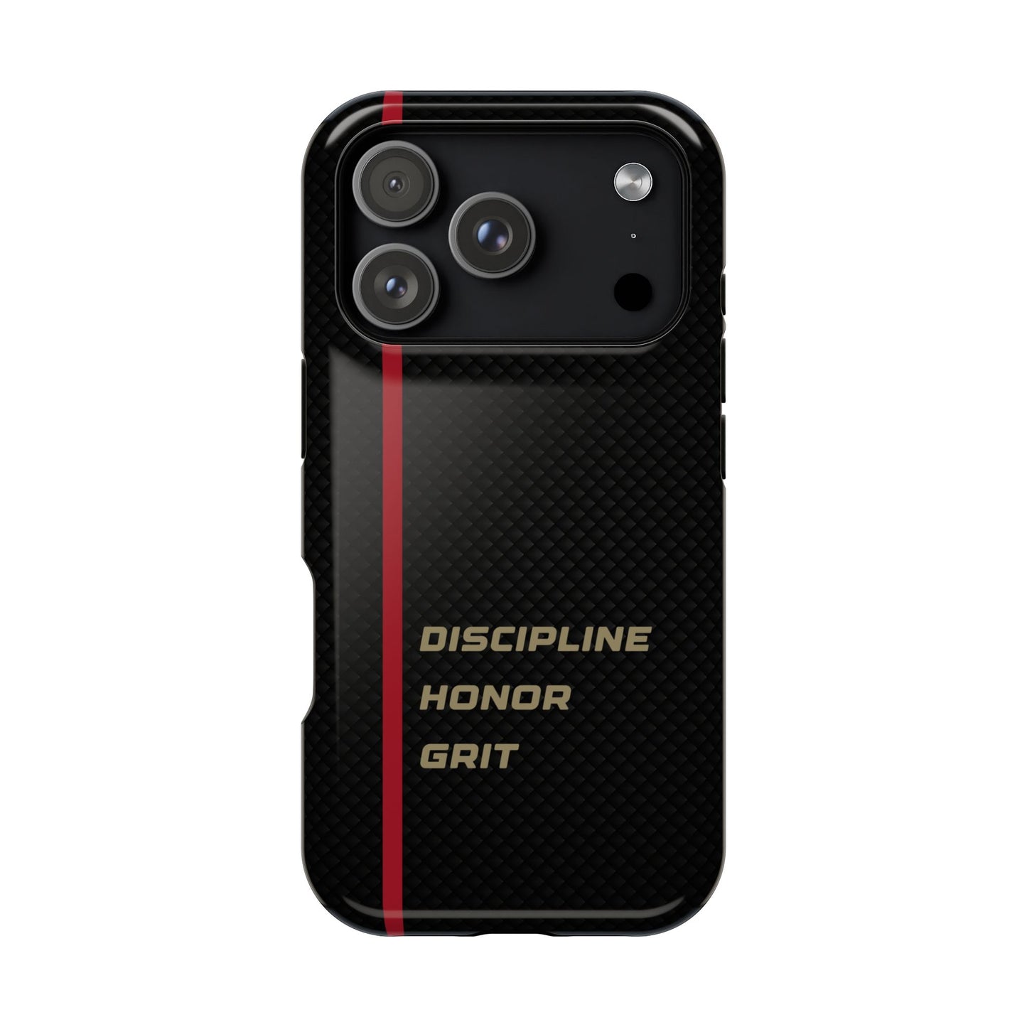 Discipline, Honor, Grit Impact-Resistant Phone Case