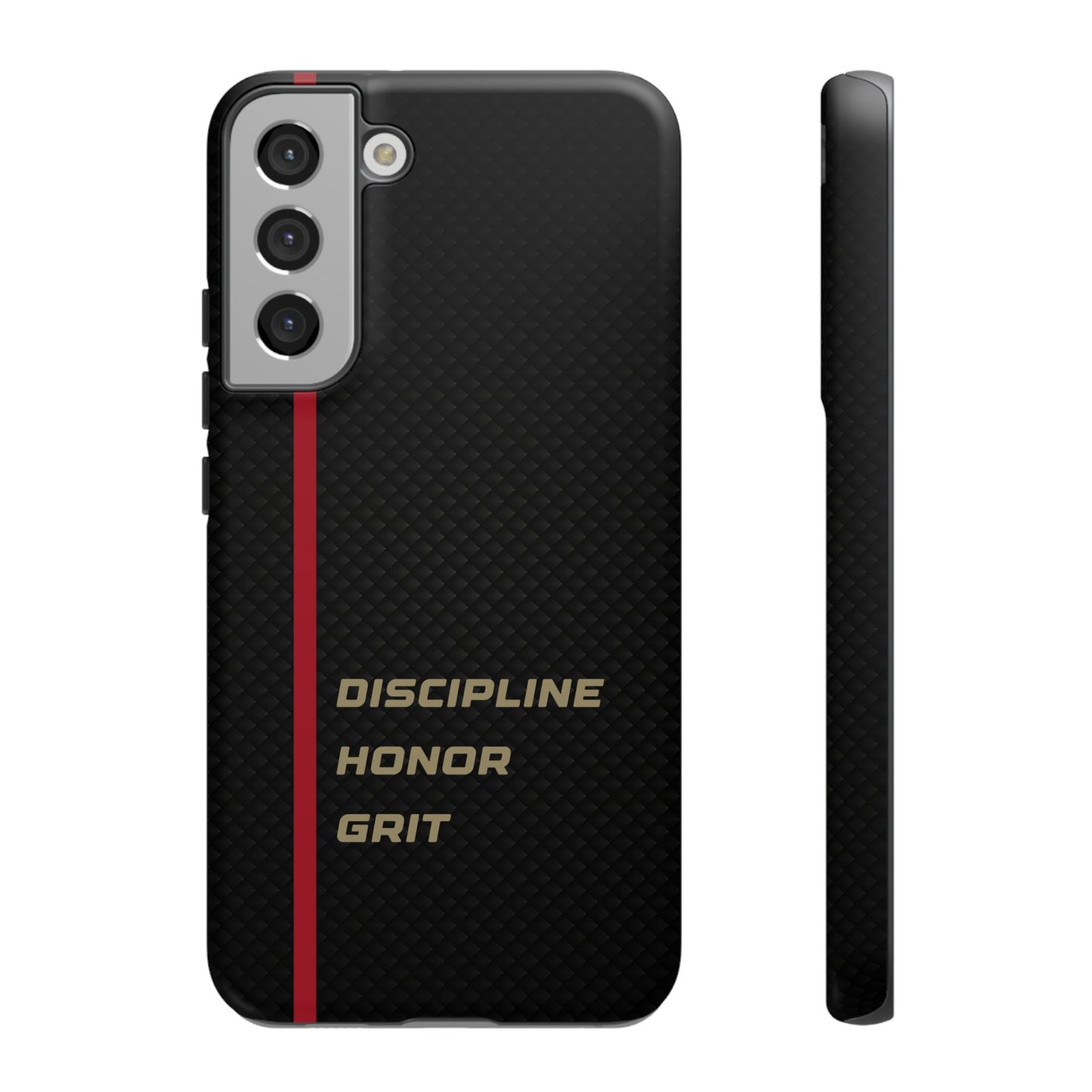 Discipline, Honor, Grit Impact-Resistant Phone Case