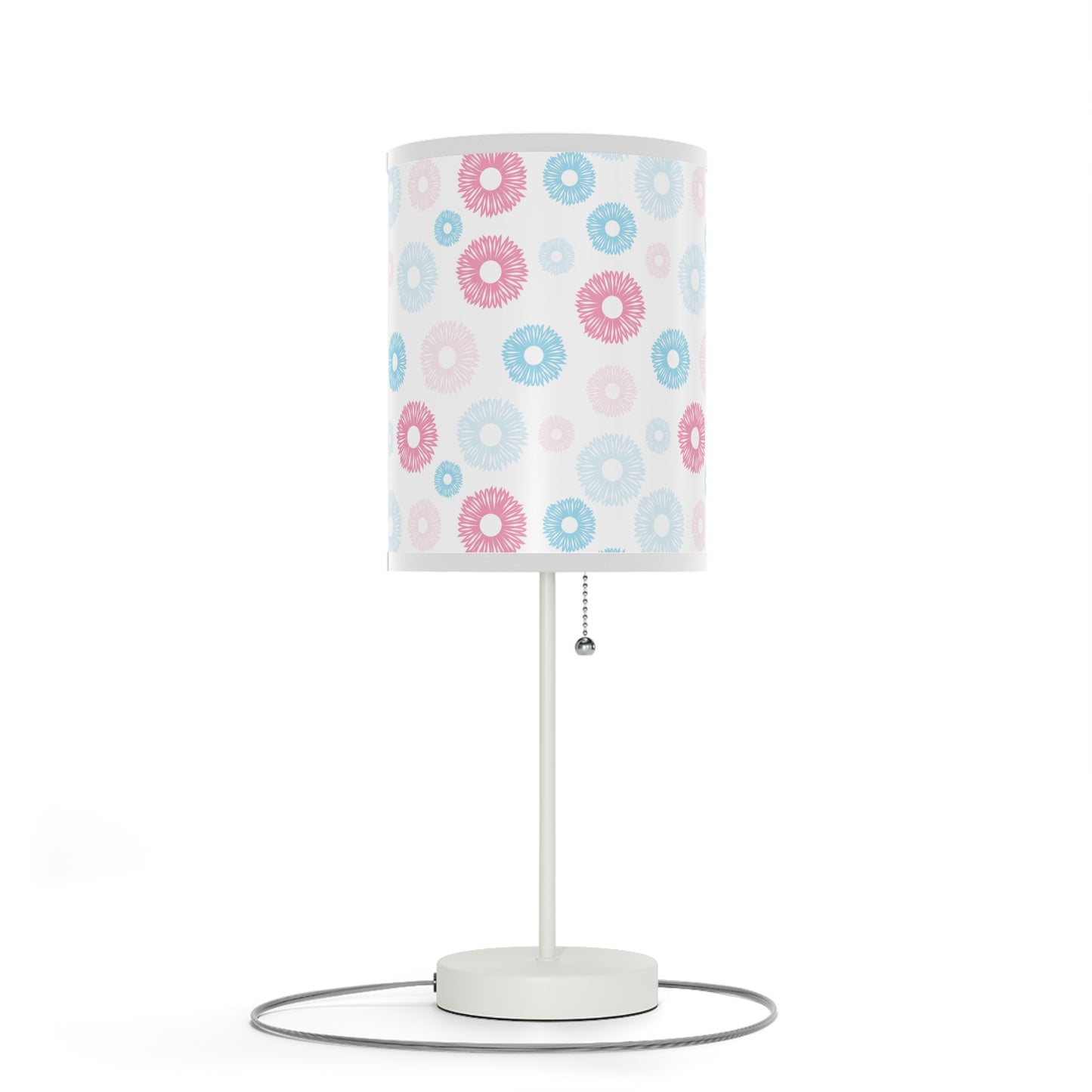 Floral Embrace Lamp on a Stand, US|CA plug / White