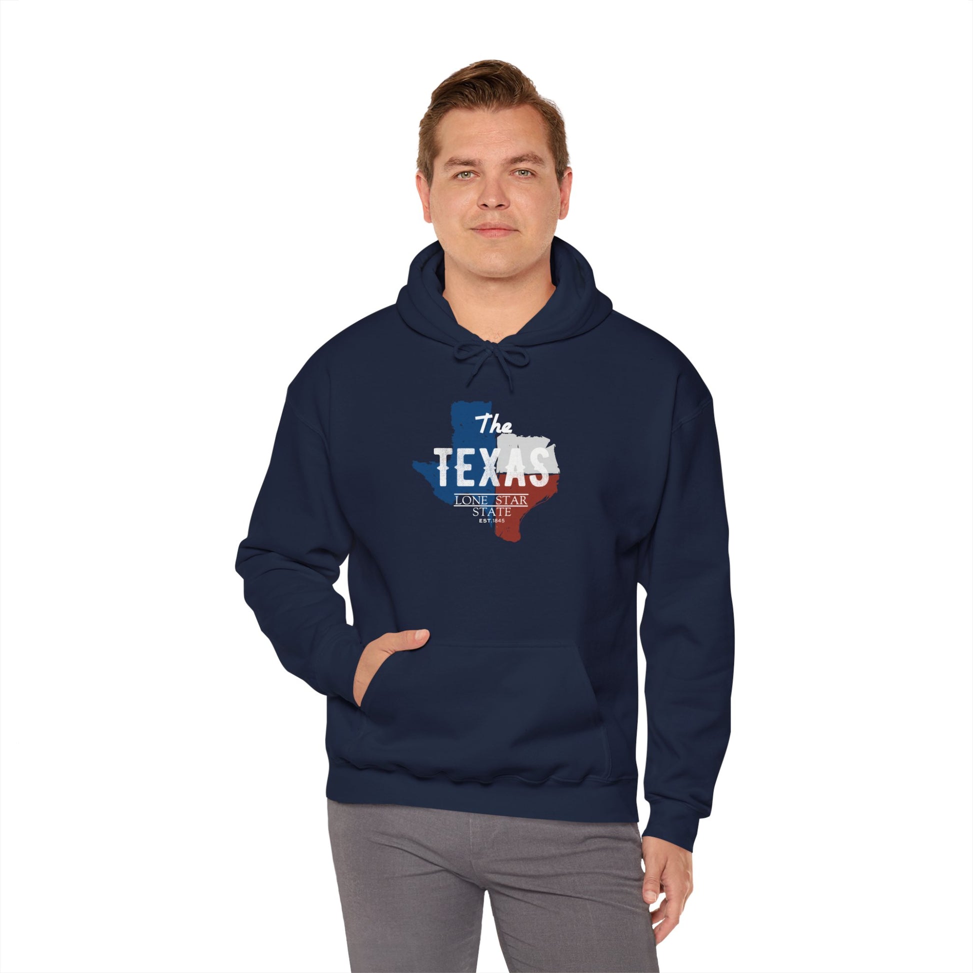 Texas Pride Unisex Hoodie - Comfortable Heavy Blend with State Graphic